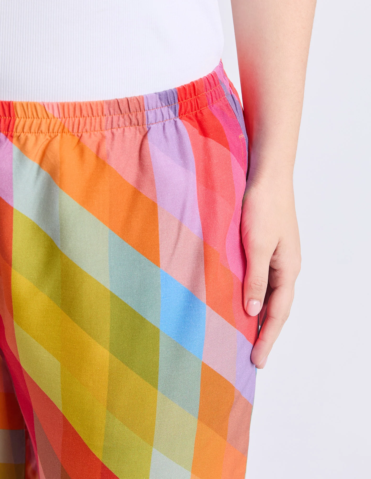 Rena Pant Rena Striped Print - Image 6