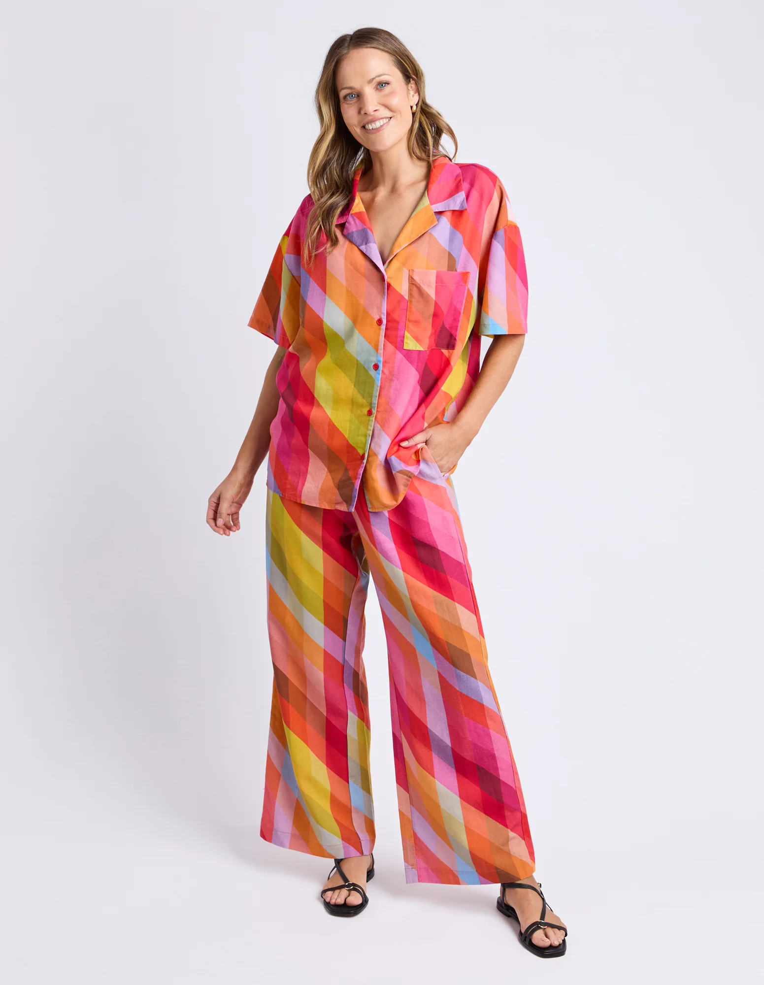 Rena Shirt Rena Striped Print - Image 11
