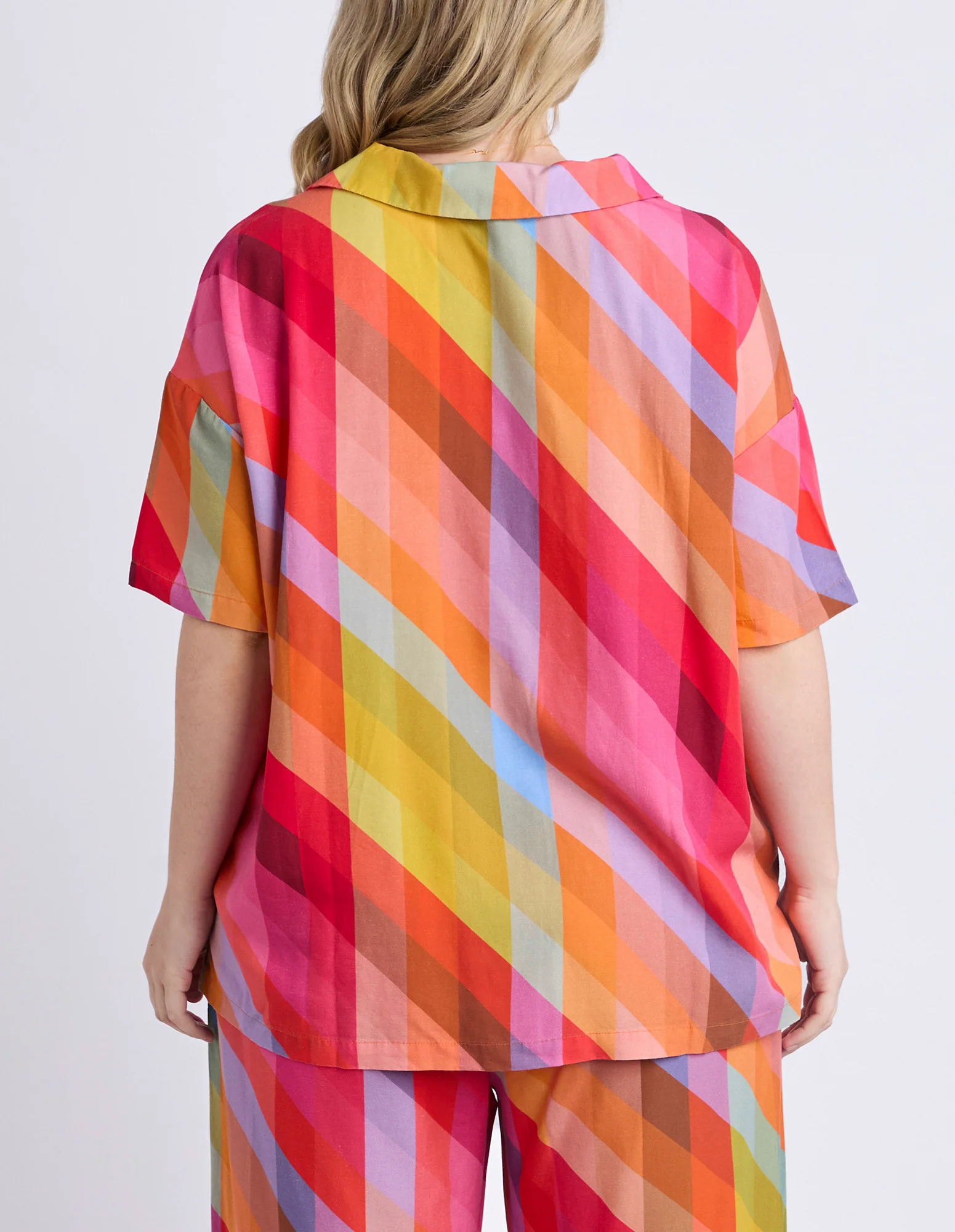Rena Shirt Rena Striped Print - Image 3
