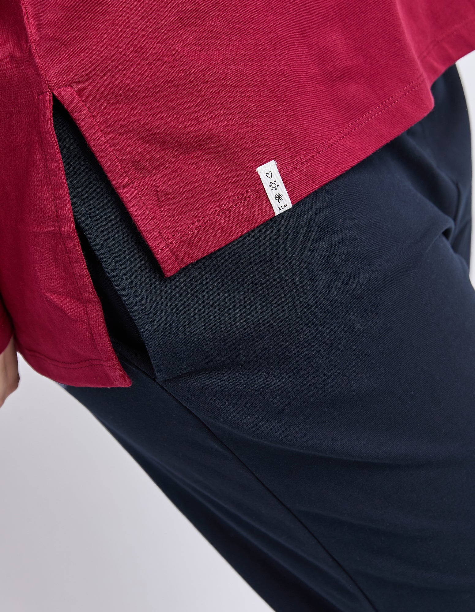 Renee Long Sleeve Tee Maroon - Image 9