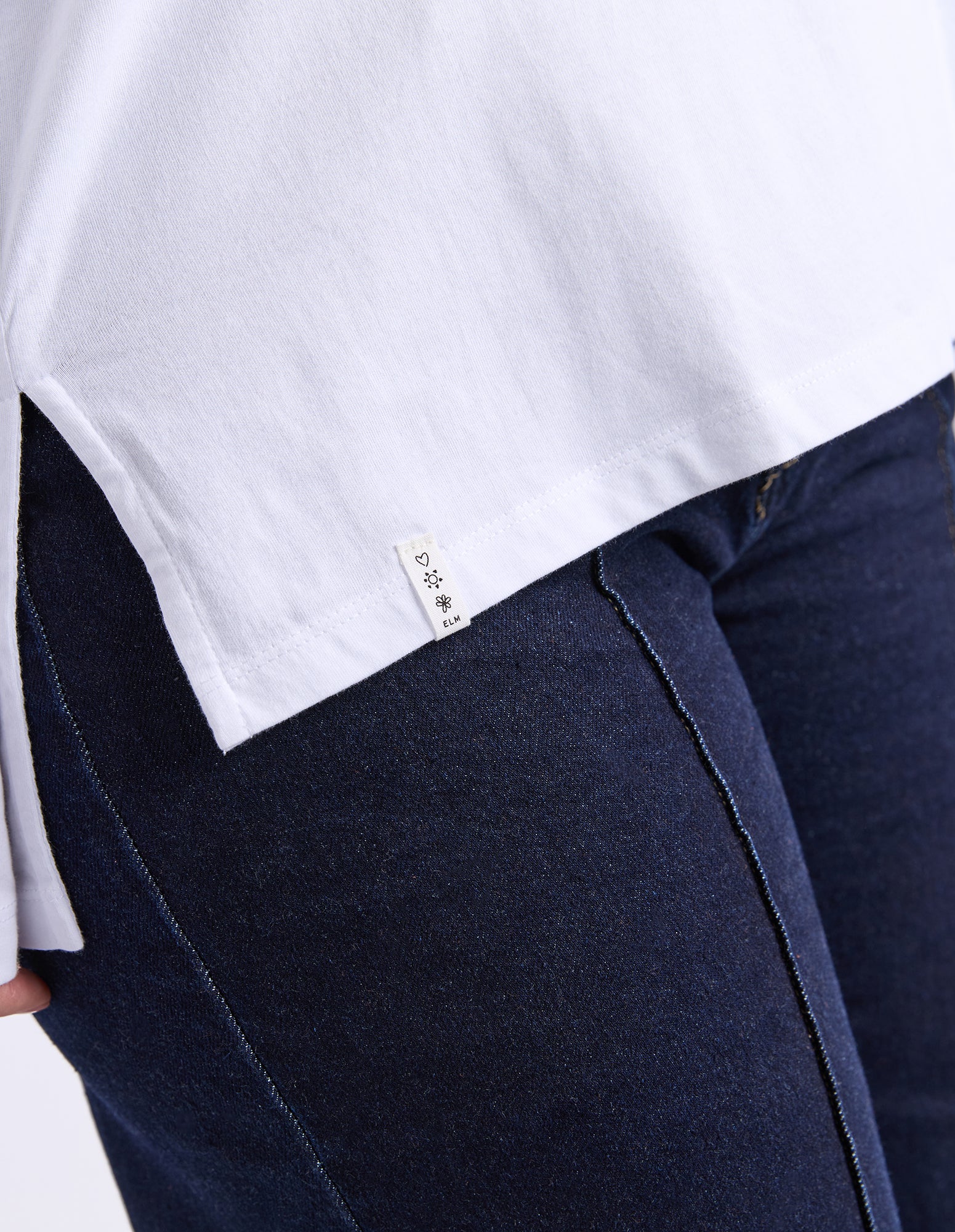 Renee Long Sleeve Tee White - Image 5