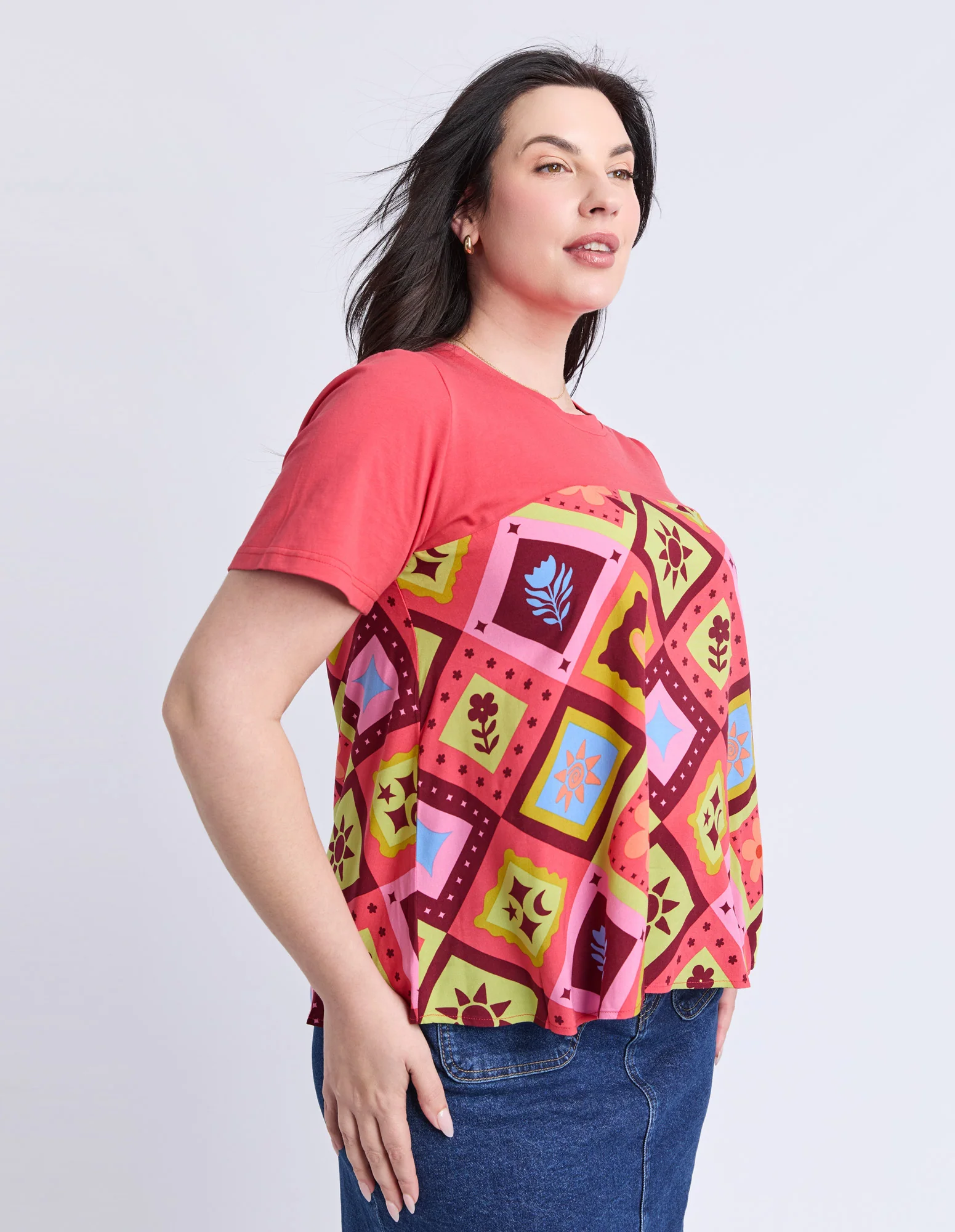 Rhode Printed Top Cayenne - Image 10