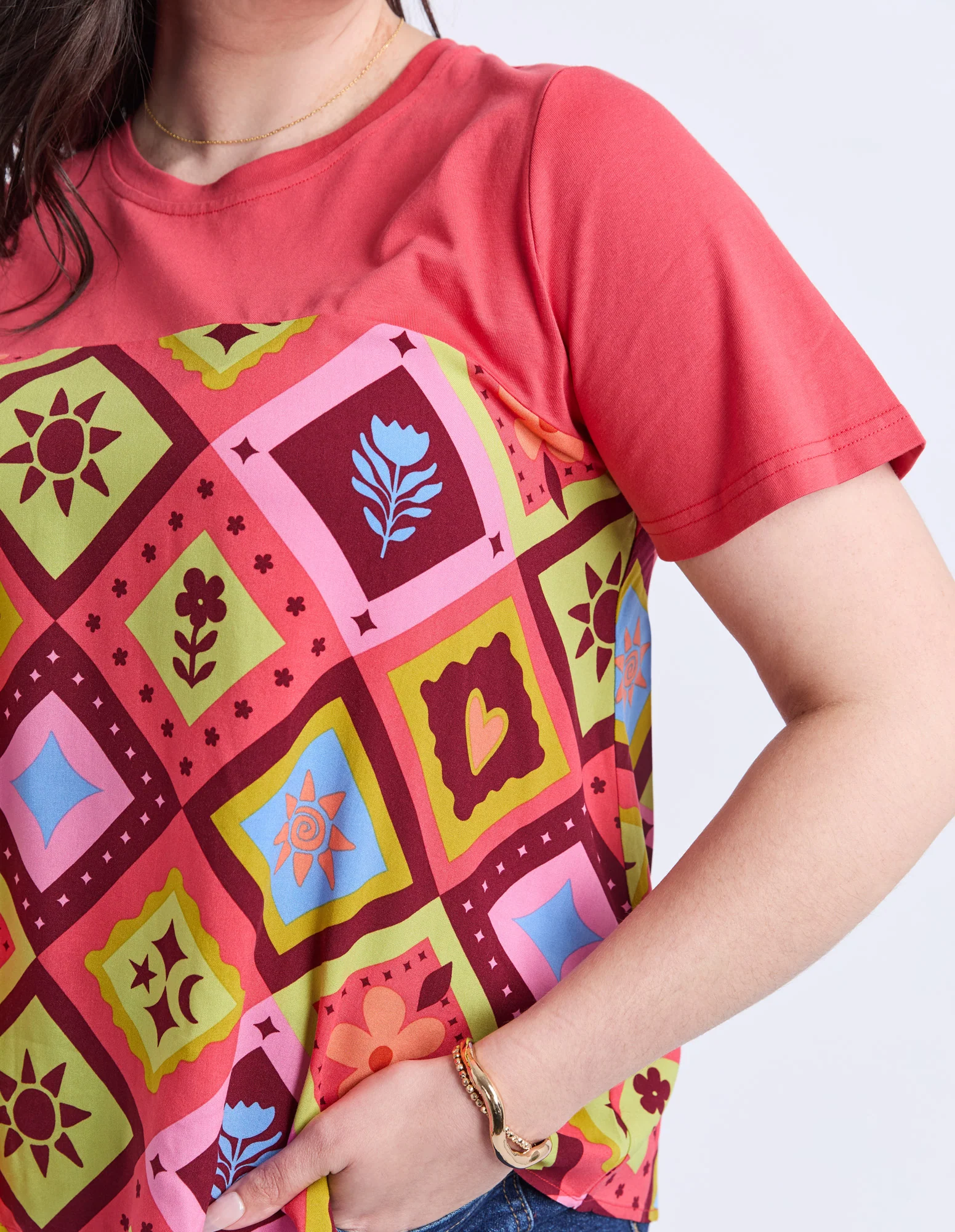 Rhode Printed Top Cayenne - Image 11