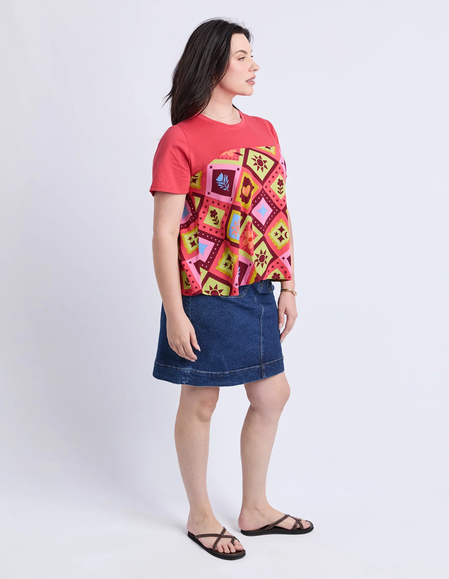 Rhode Printed Top Cayenne - Image 12