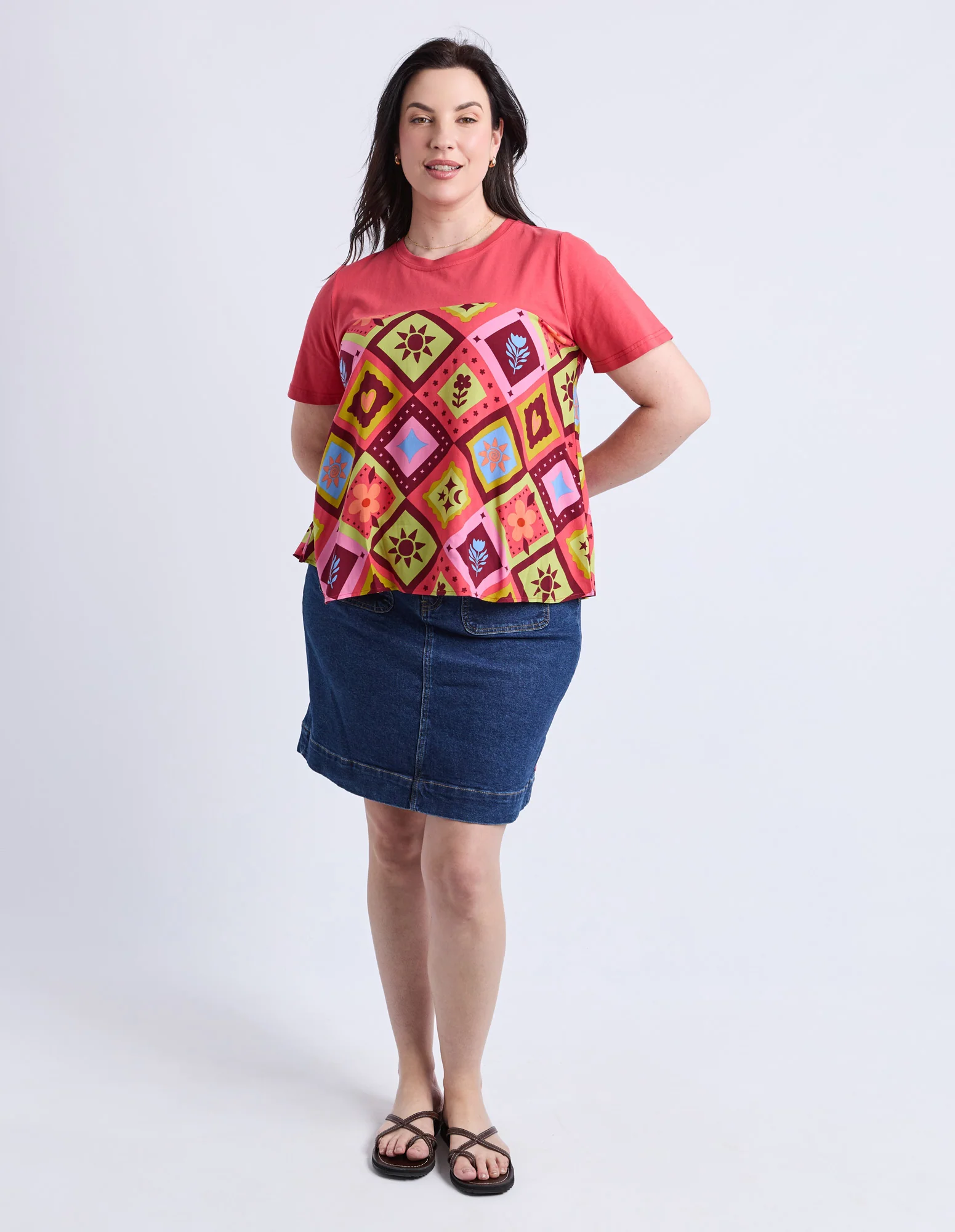 Rhode Printed Top Cayenne - Image 8