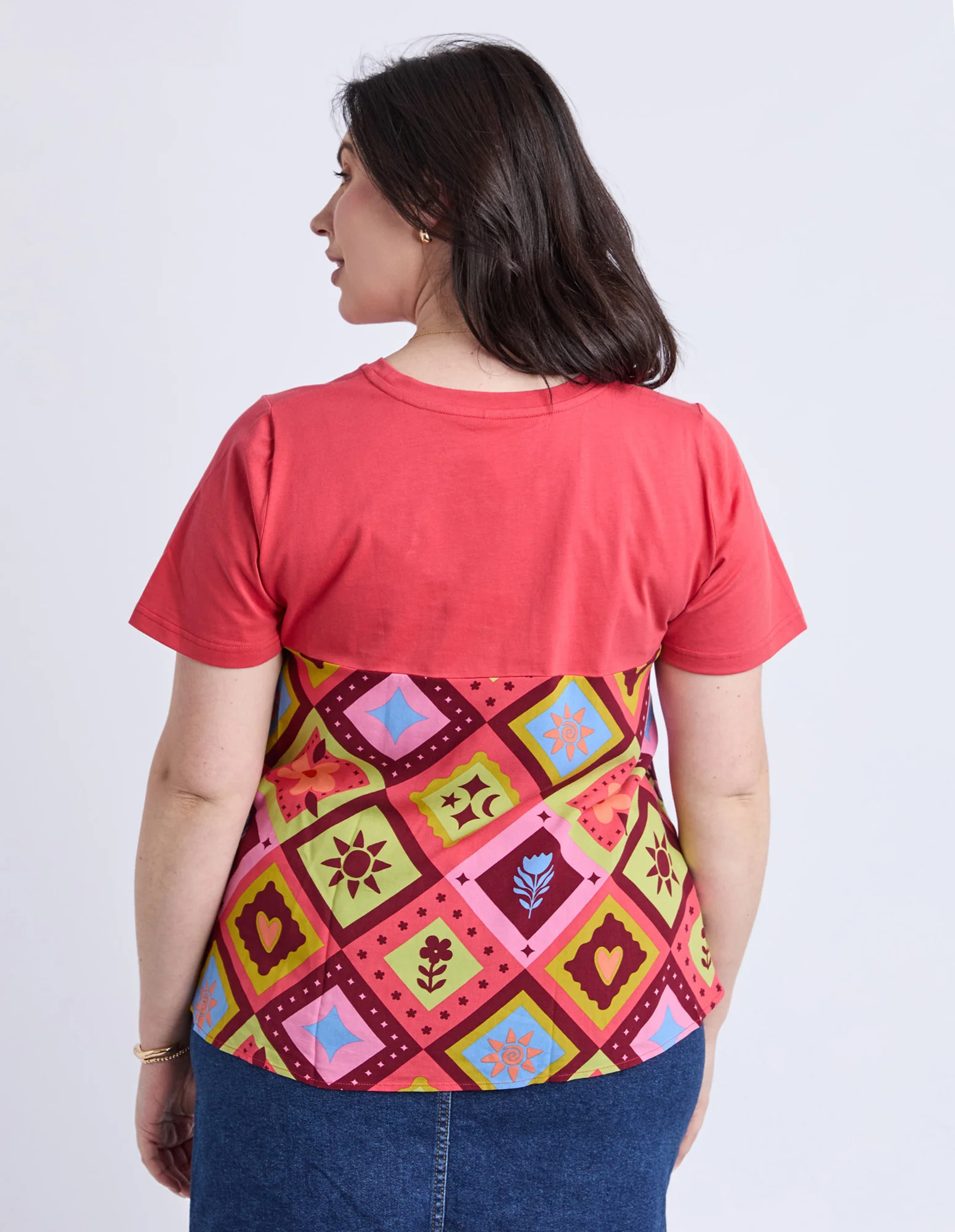 Rhode Printed Top Cayenne - Image 9