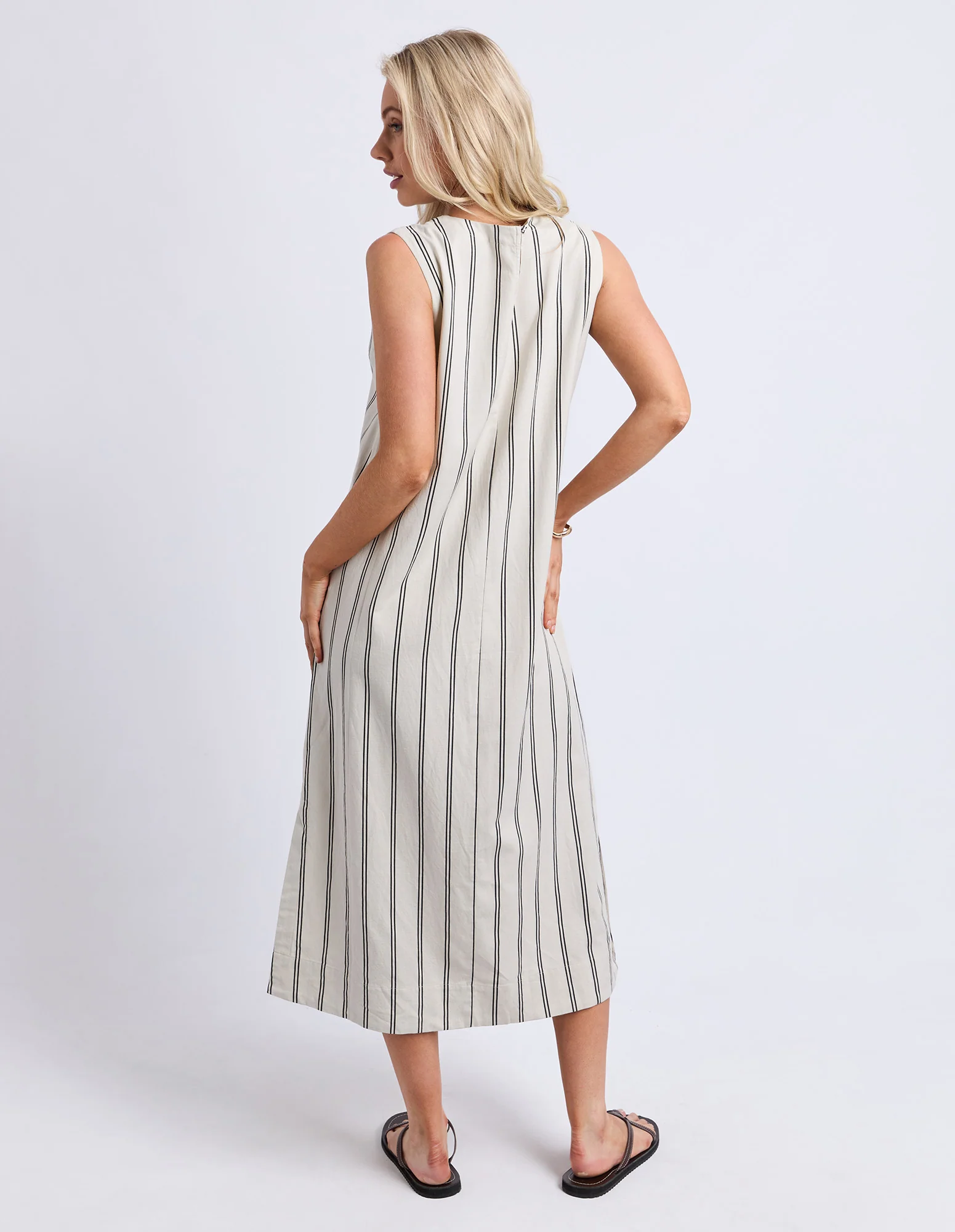 Riley Stripe Dress - Image 3