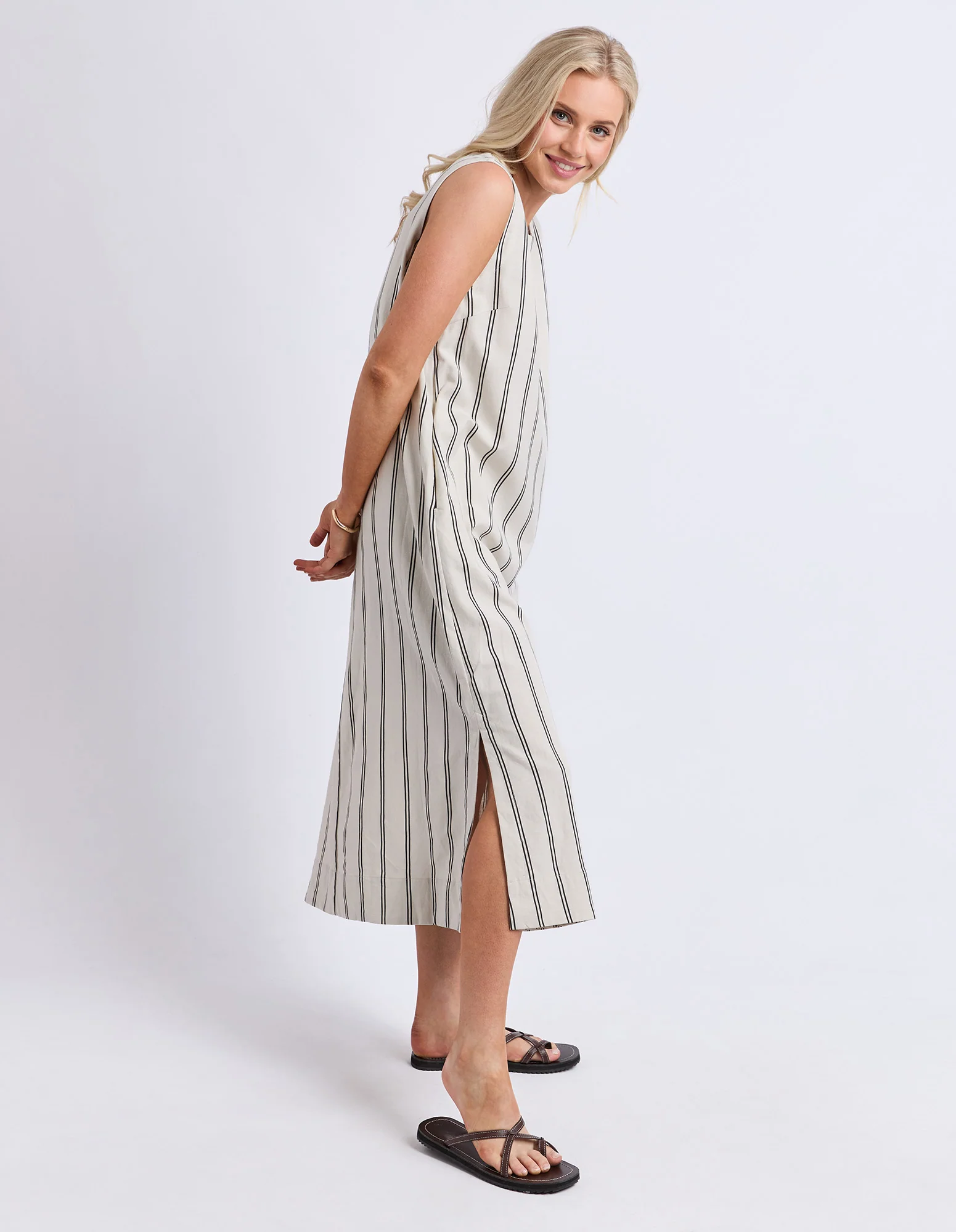 Riley Stripe Dress - Image 6