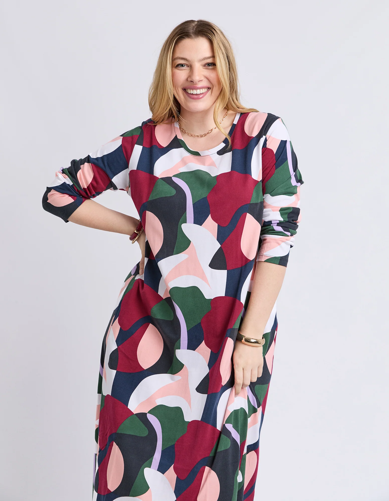 Ronja Dress Abstract Print - Image 2