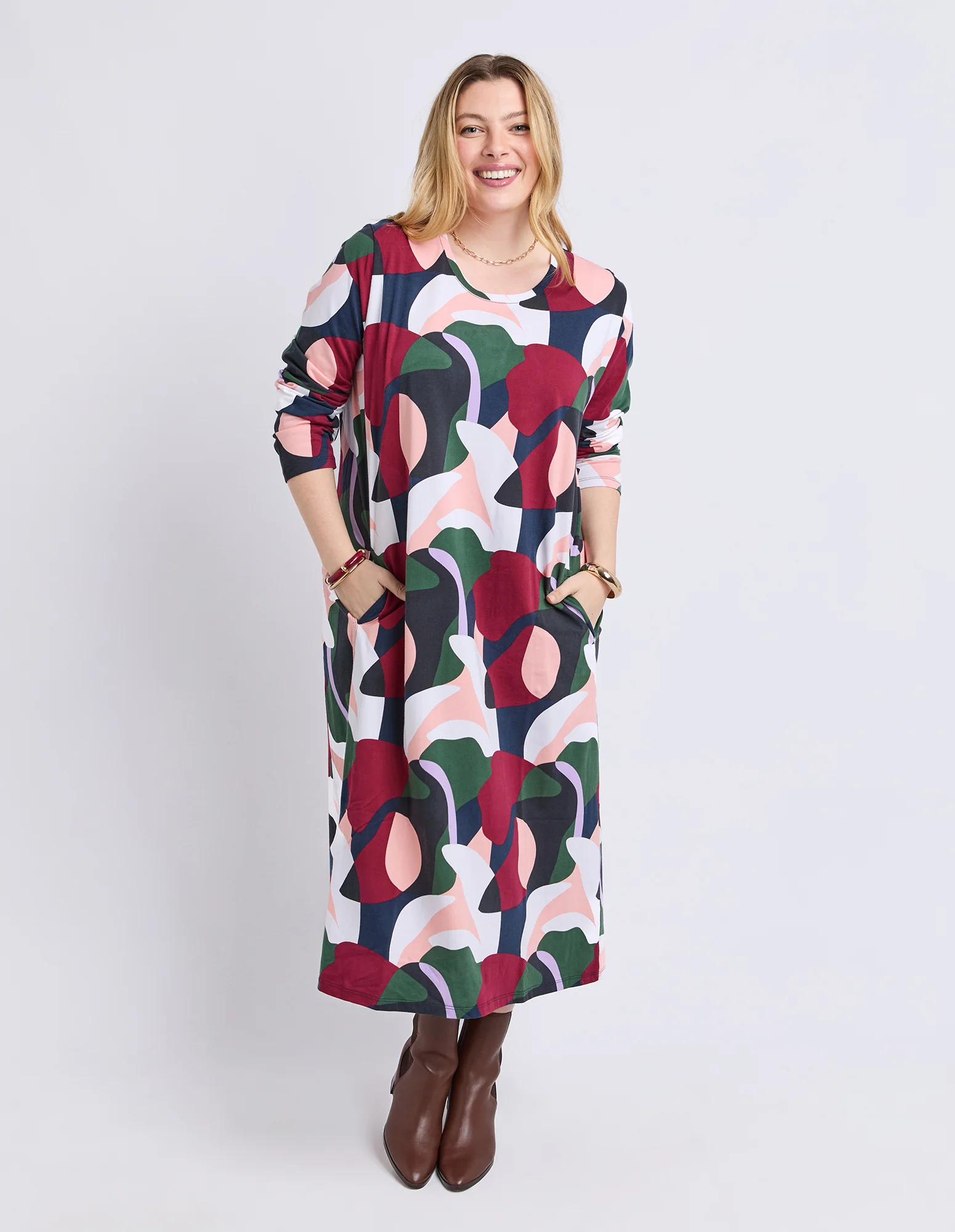 Ronja Dress Abstract Print - Image 3