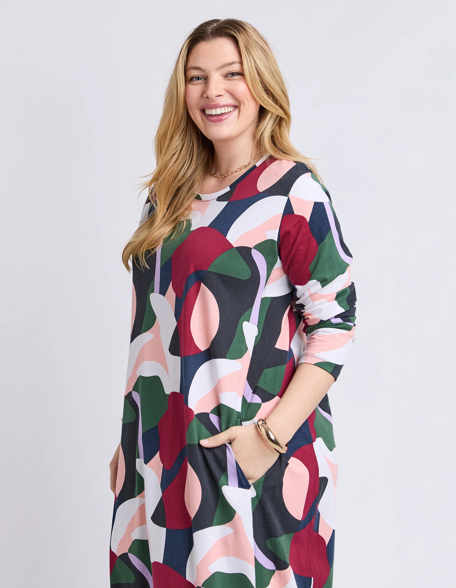Ronja Dress Abstract Print - Image 5