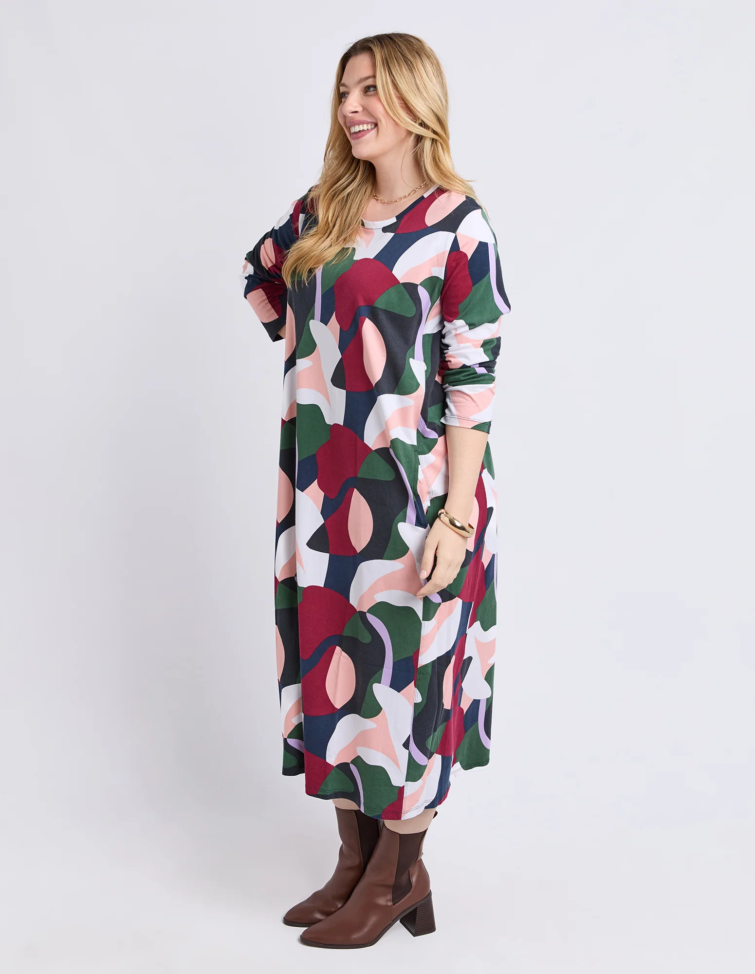 Ronja Dress Abstract Print - Image 7