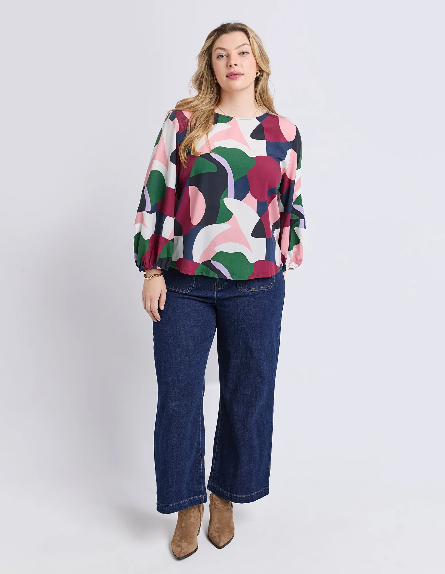 Ronja Top Abstract Print - Image 3