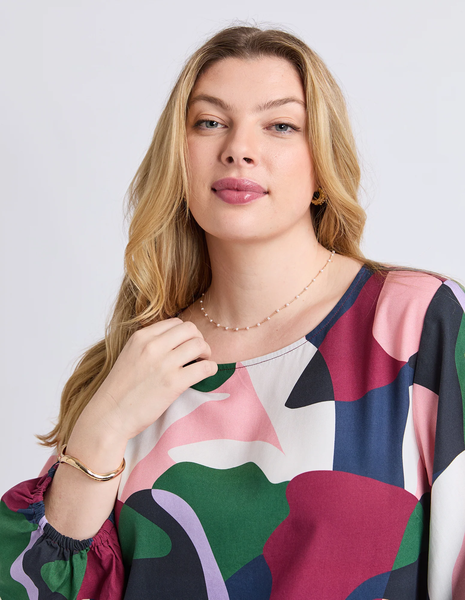Ronja Top Abstract Print - Image 6