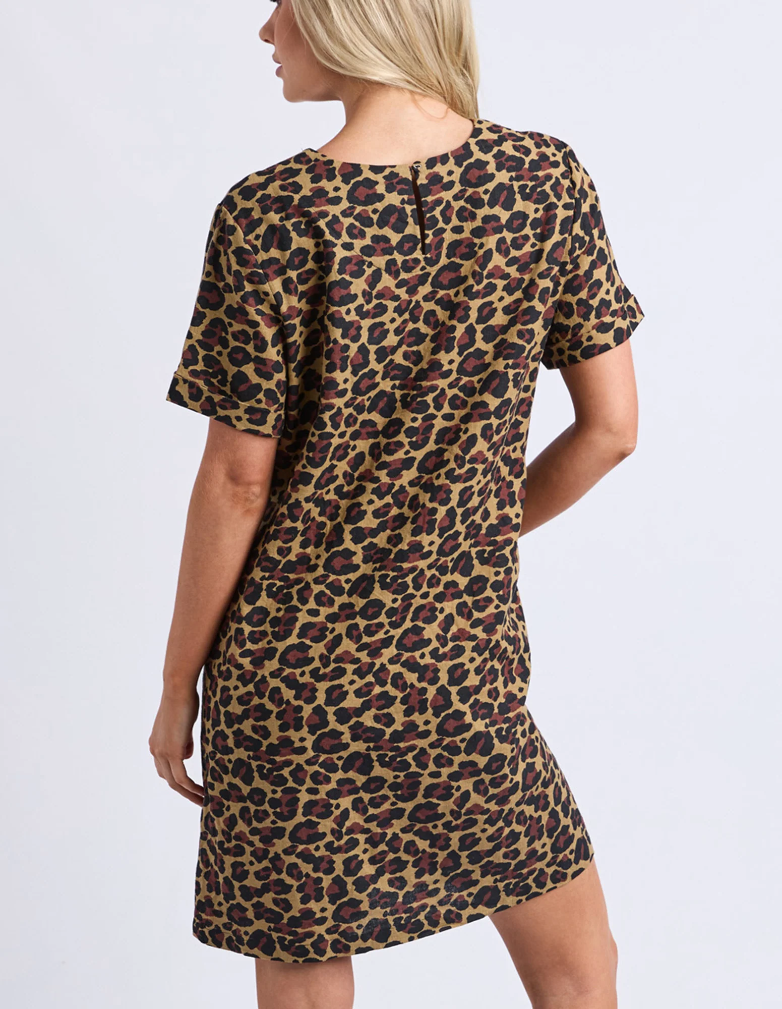 Saskia Dress Animal Print - Image 3