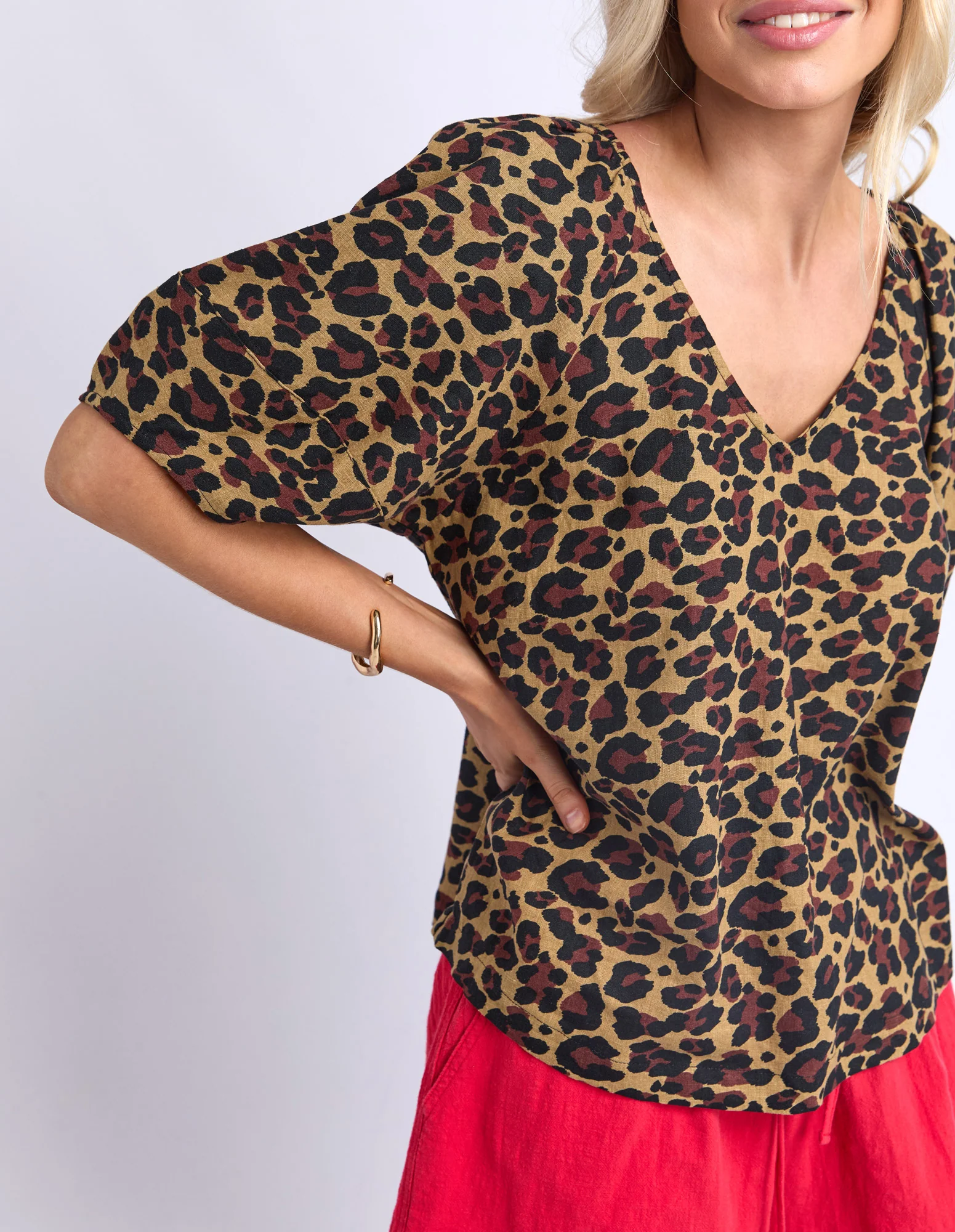 Saskia Top Animal Print - Image 5