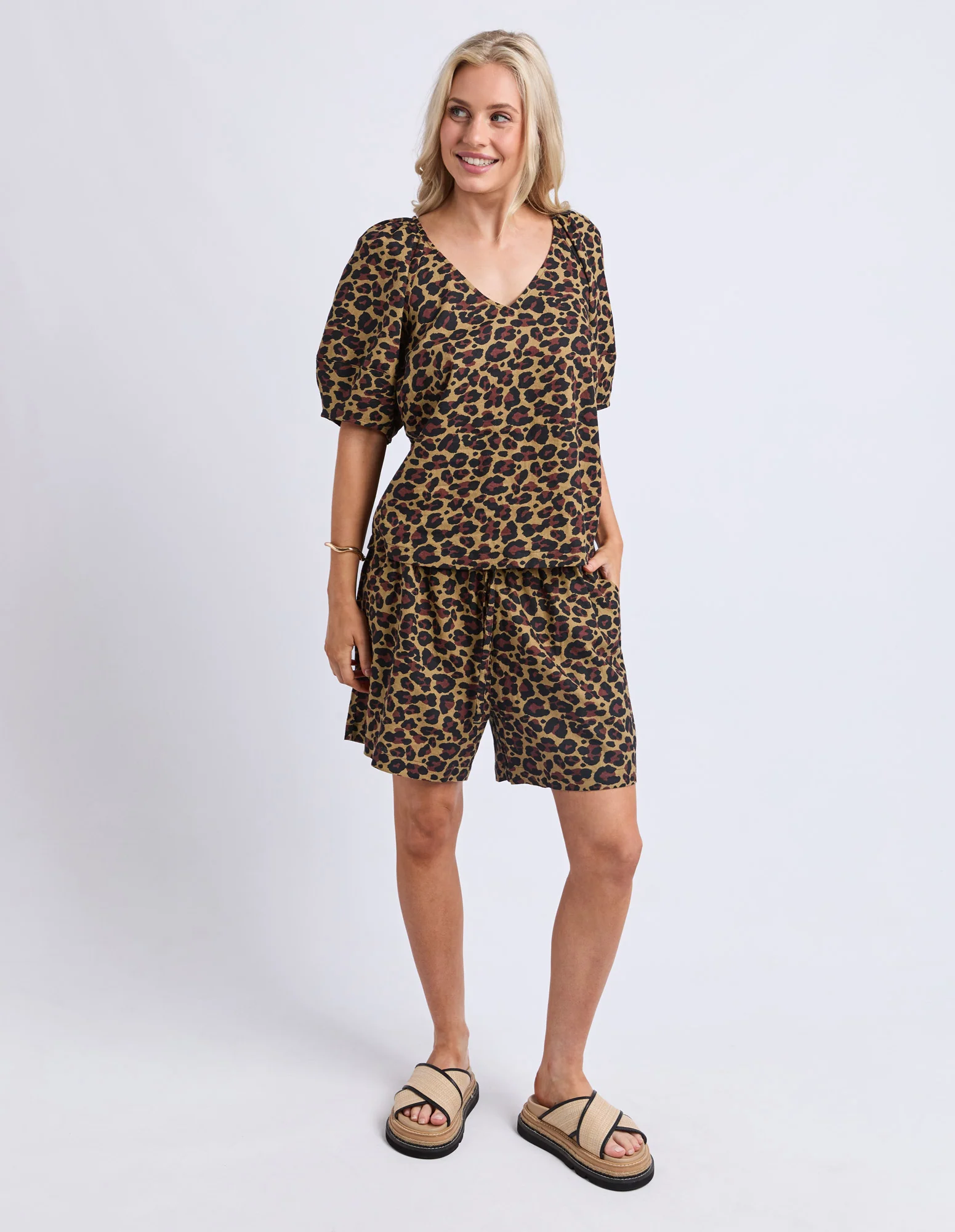 Saskia Top Animal Print - Image 7