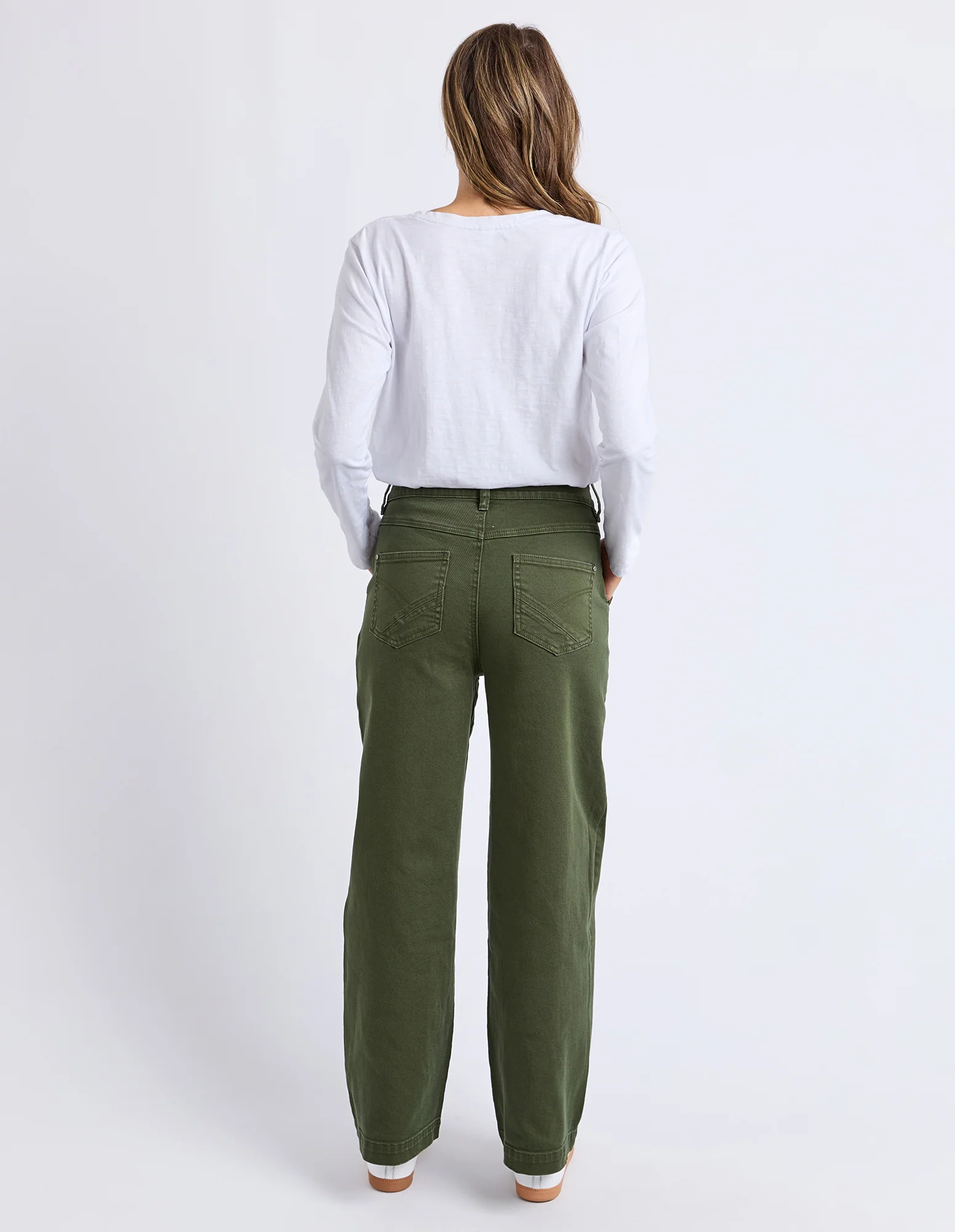 Scallop Edge Jean Basil - Image 3