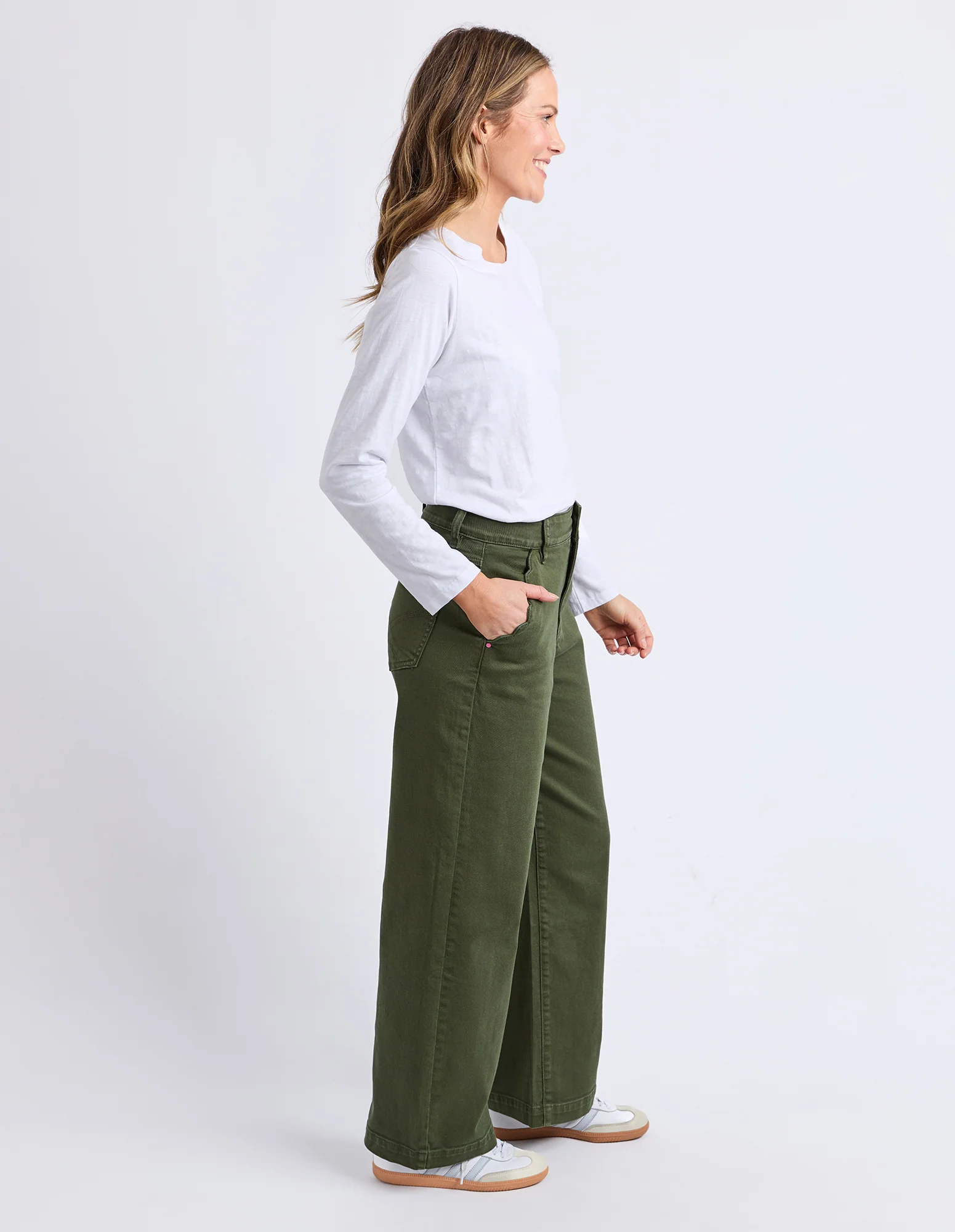 Scallop Edge Jean Basil - Image 6