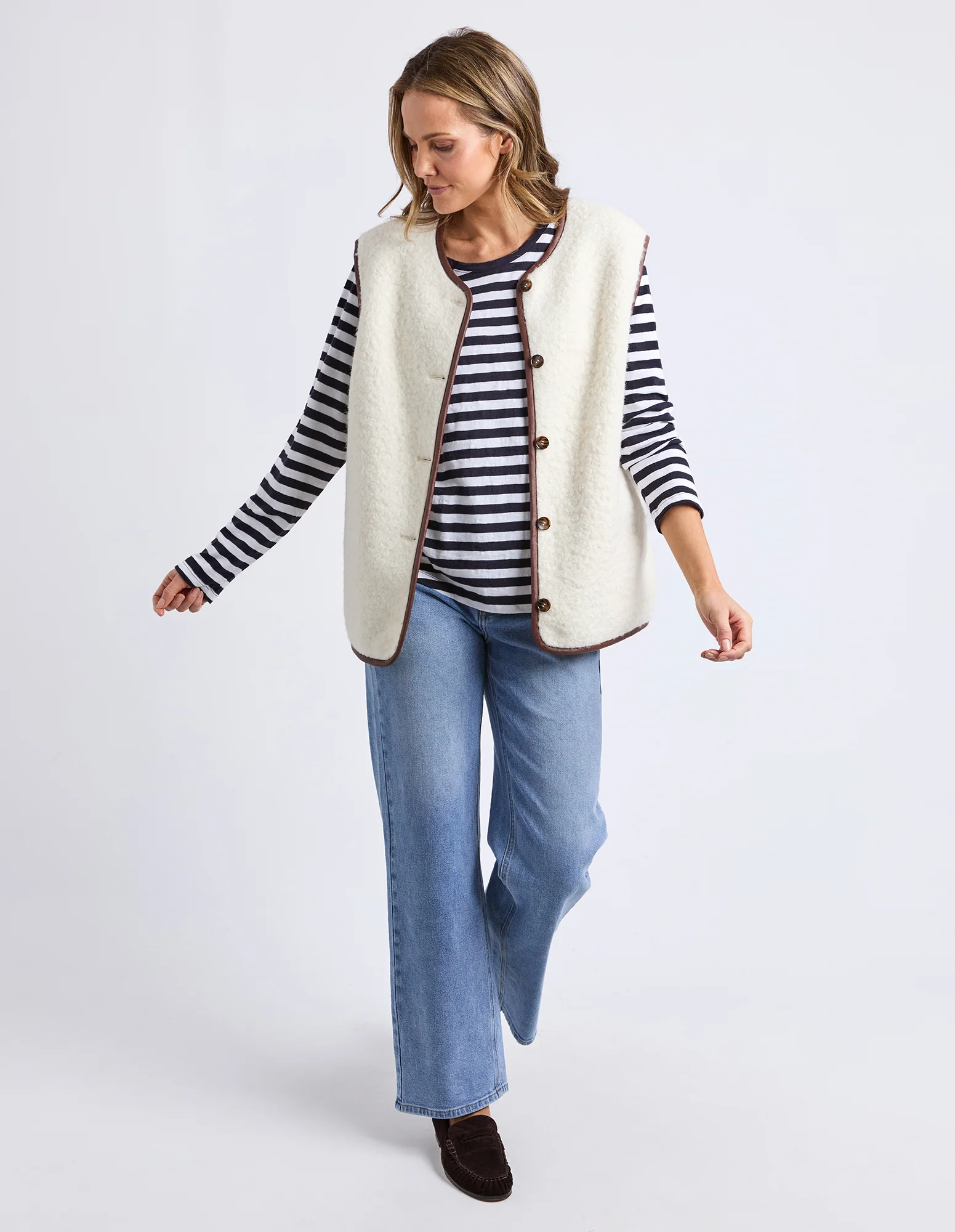 Sherling Vest Marshmellow - Image 4