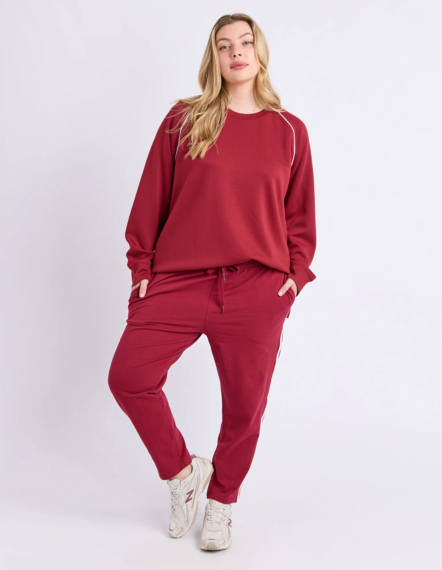 Sigrid Lounge Pant Maroon - Image 3