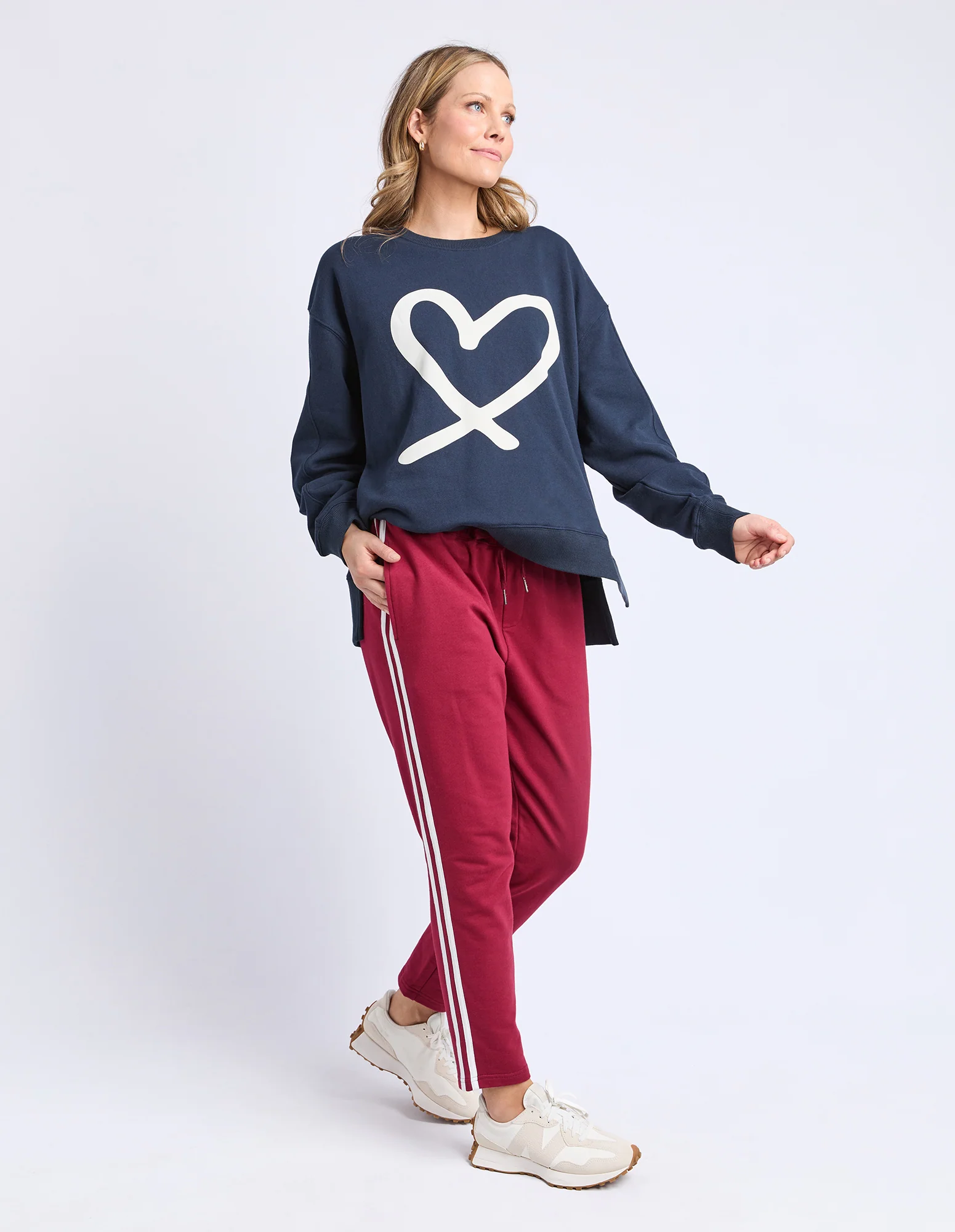 Sigrid Lounge Pant Maroon - Image 8