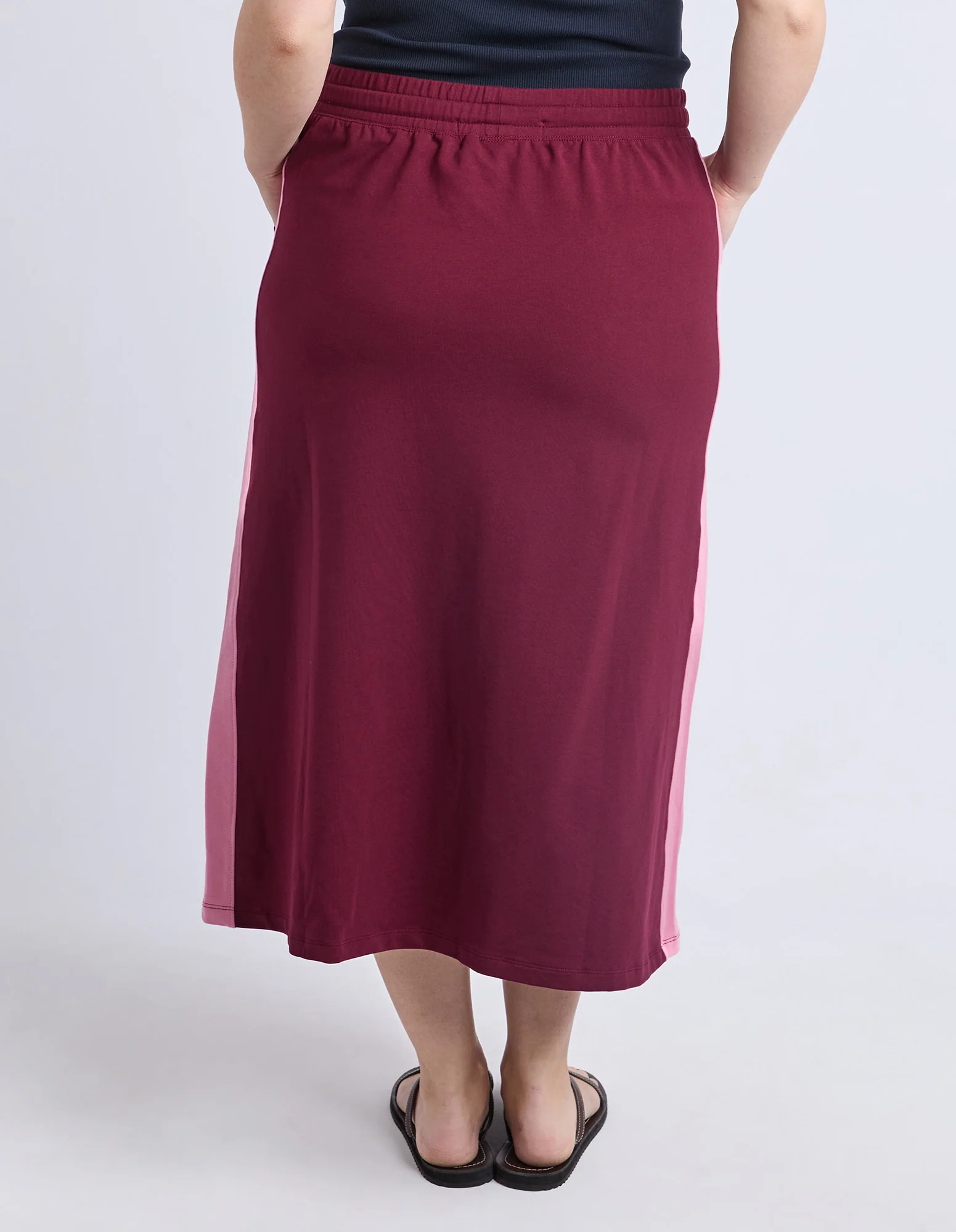 Sloane Fleece Skirt Plum/Quartz - Image 4