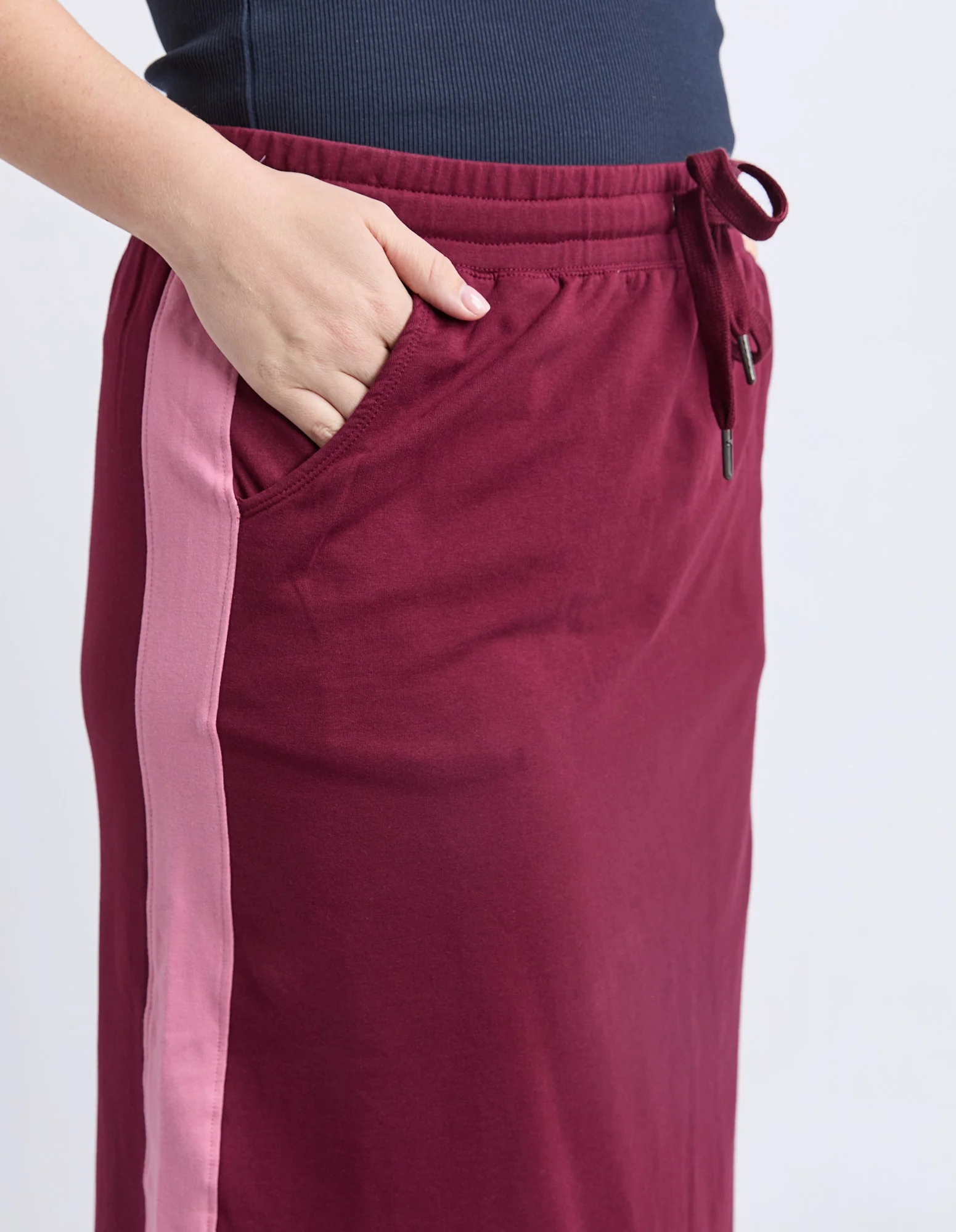 Sloane Fleece Skirt Plum/Quartz - Image 6