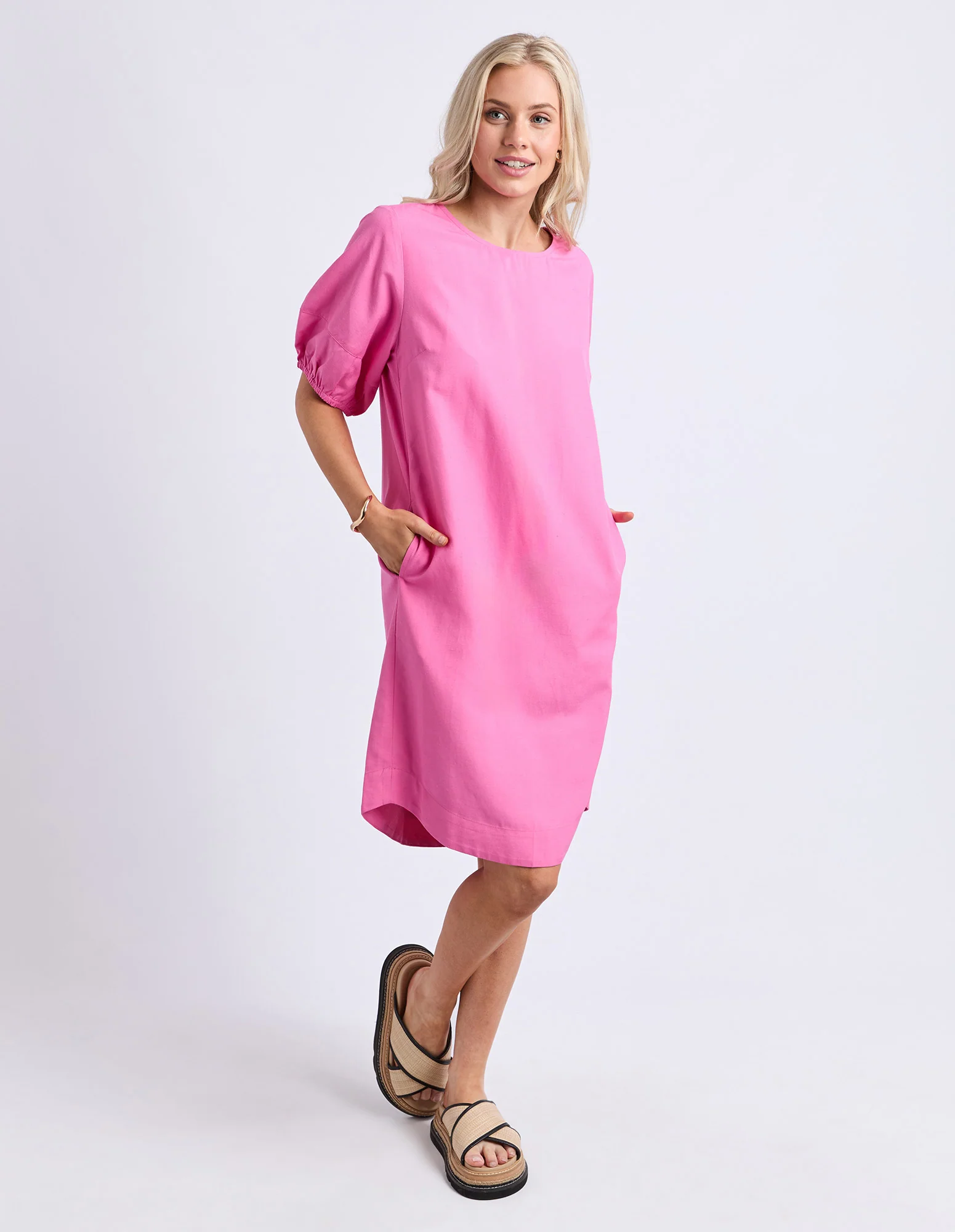 Sophia Dress Hot Pink - Image 12