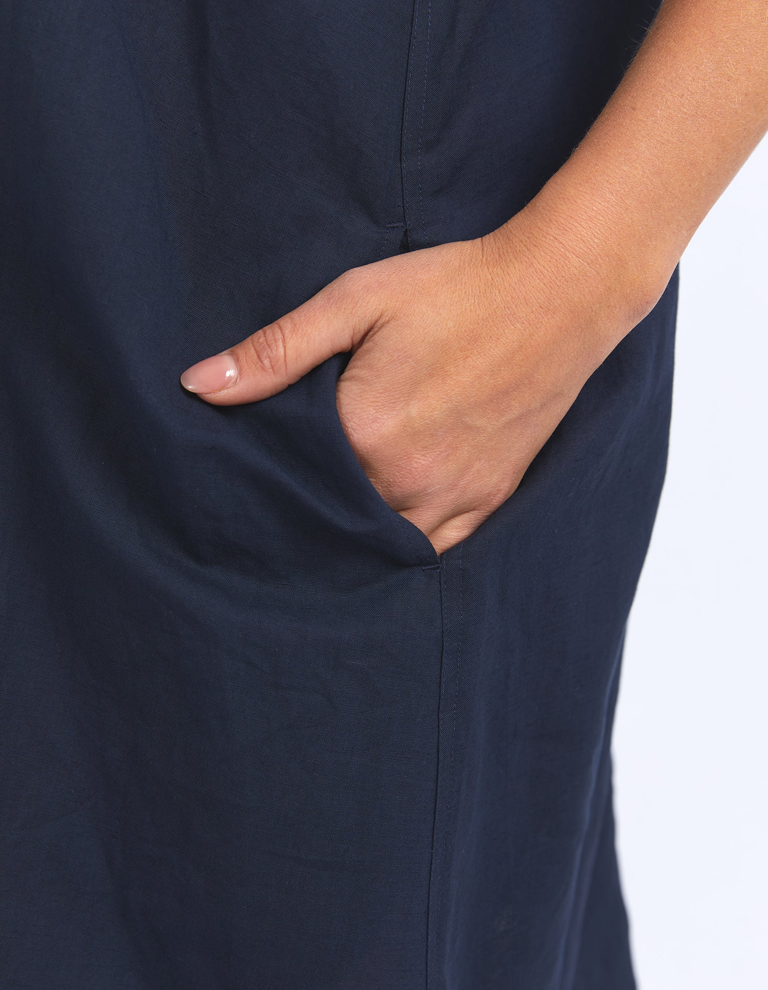 Stevie Dress Dark Sapphire - Image 10