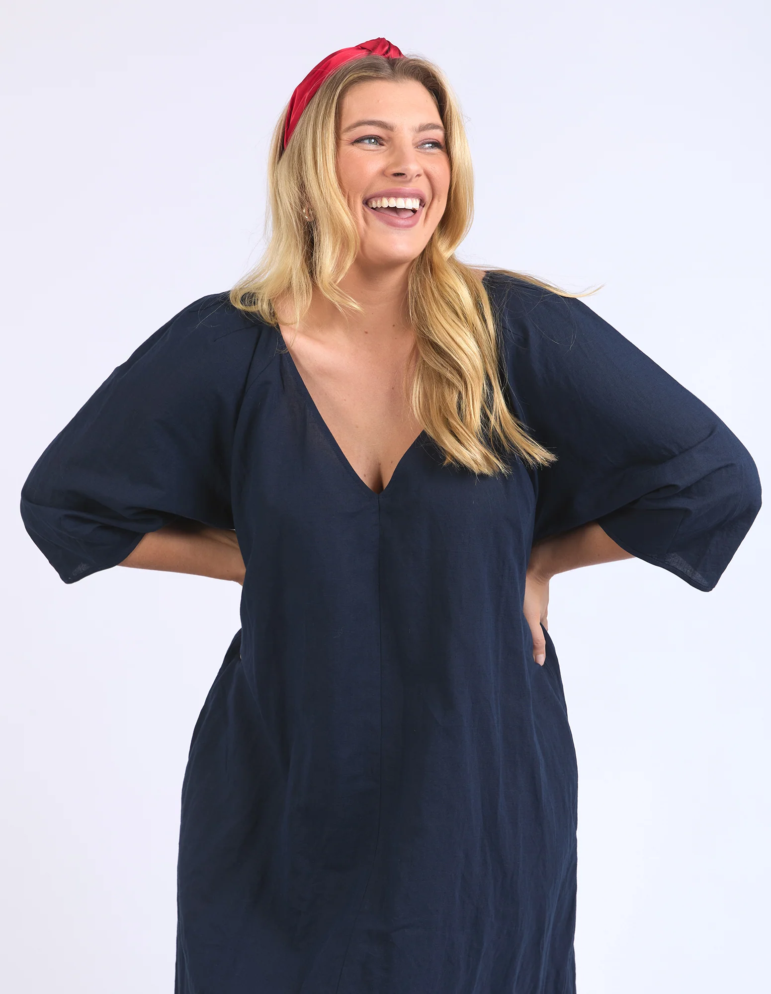 Stevie Dress Dark Sapphire - Image 5