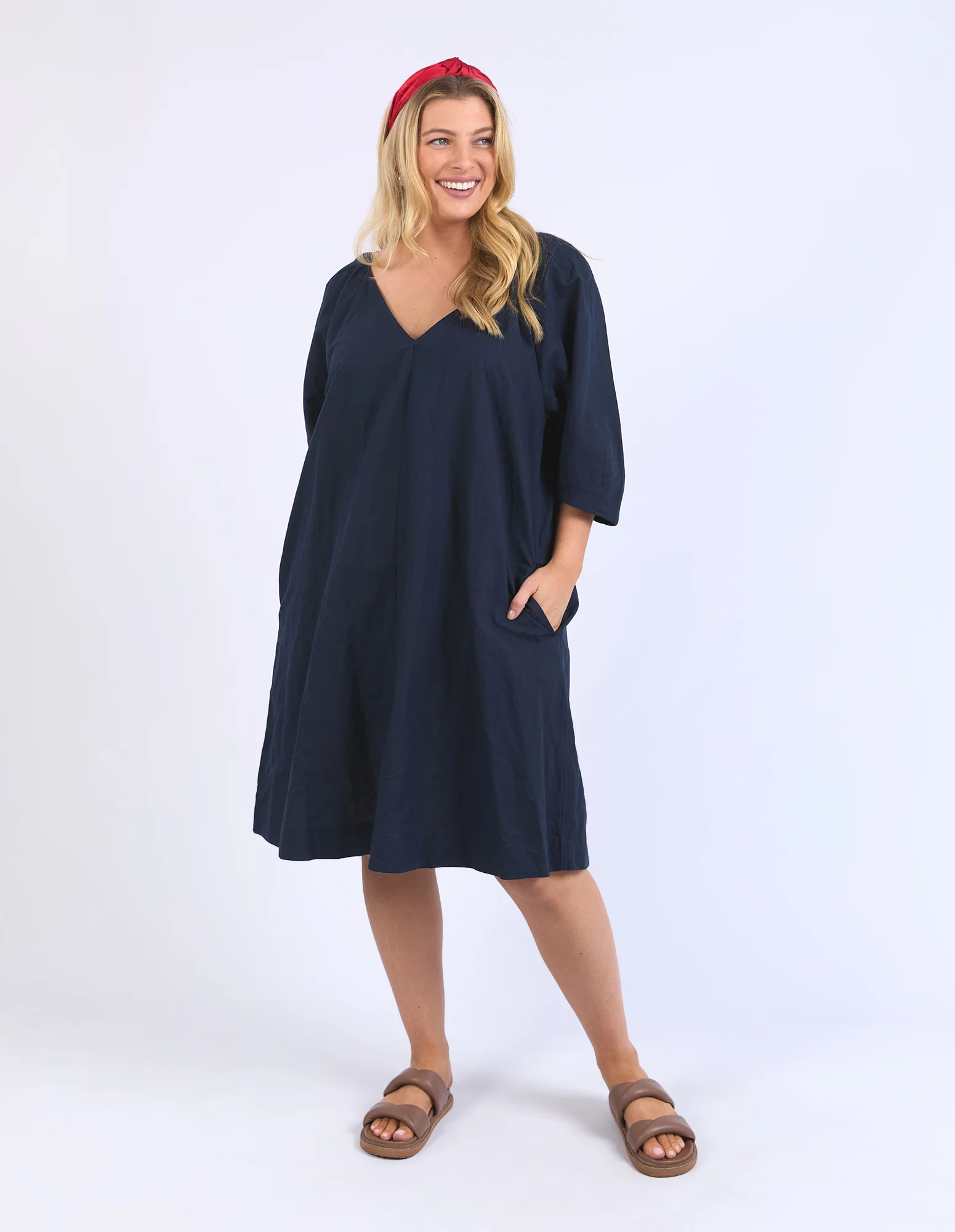 Stevie Dress Dark Sapphire - Image 6