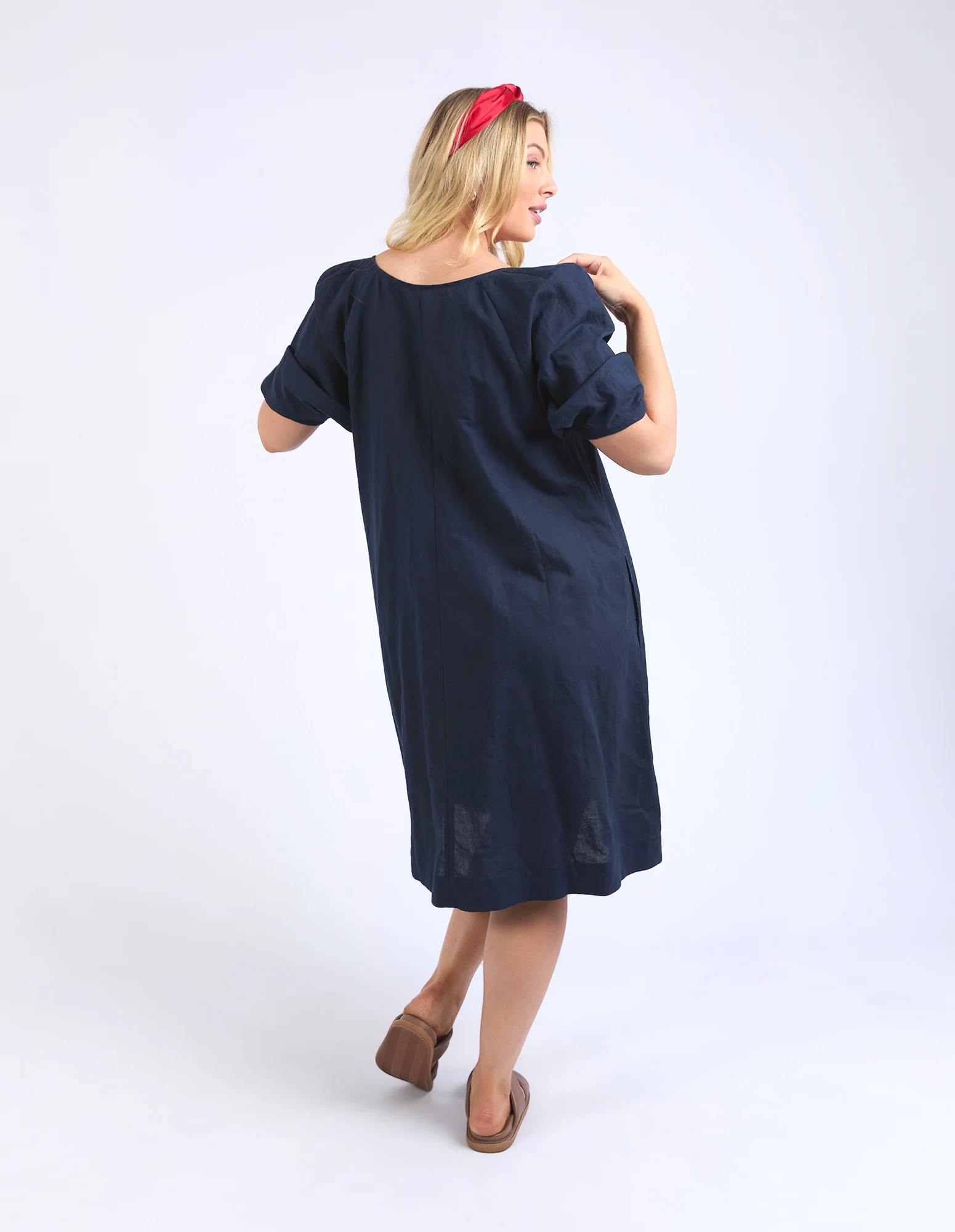 Stevie Dress Dark Sapphire - Image 7