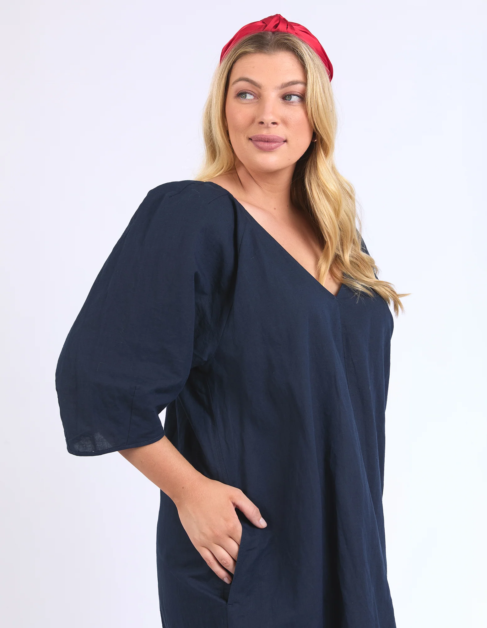 Stevie Dress Dark Sapphire - Image 8