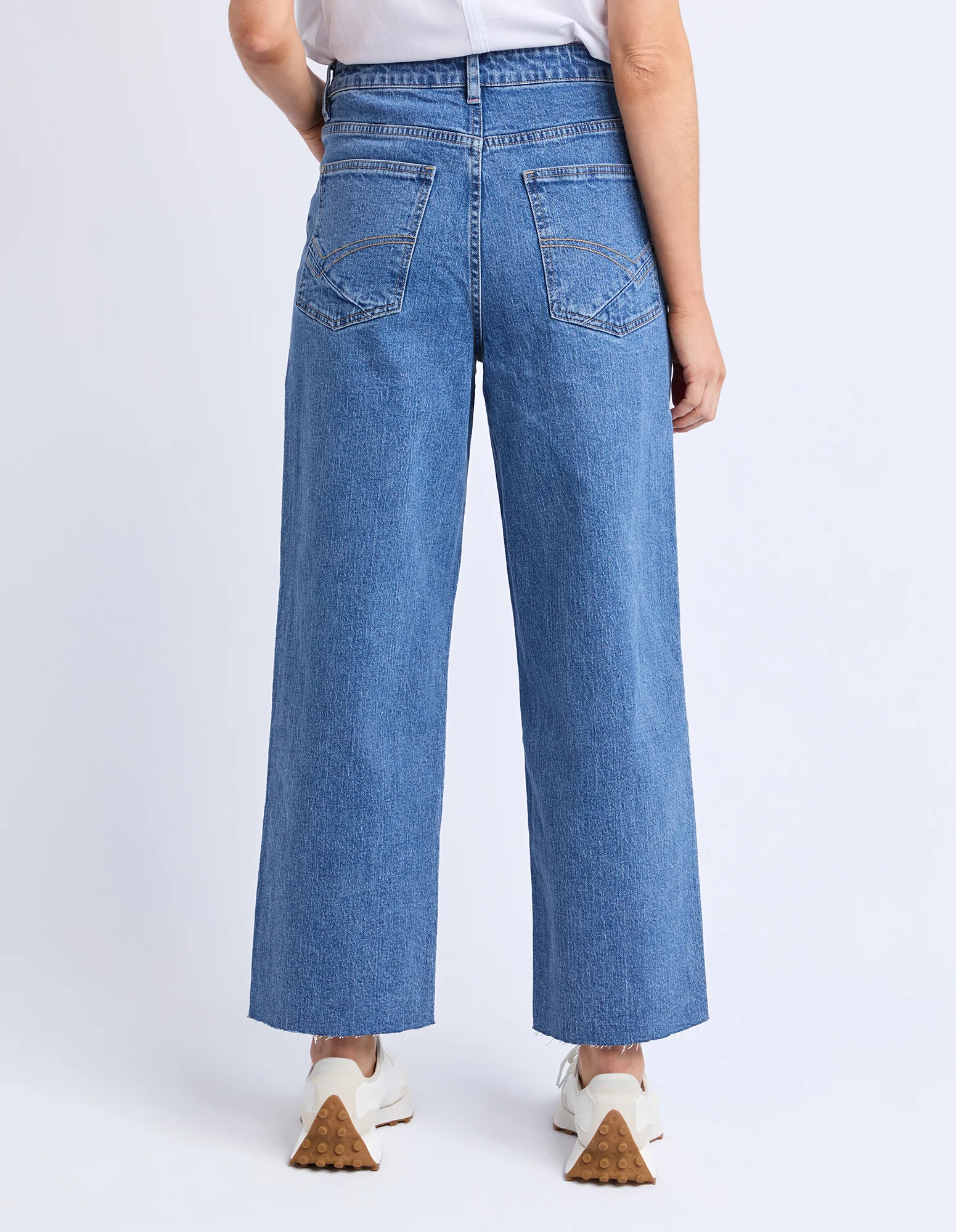 Sylvie Wide Leg Jean Blue - Image 3