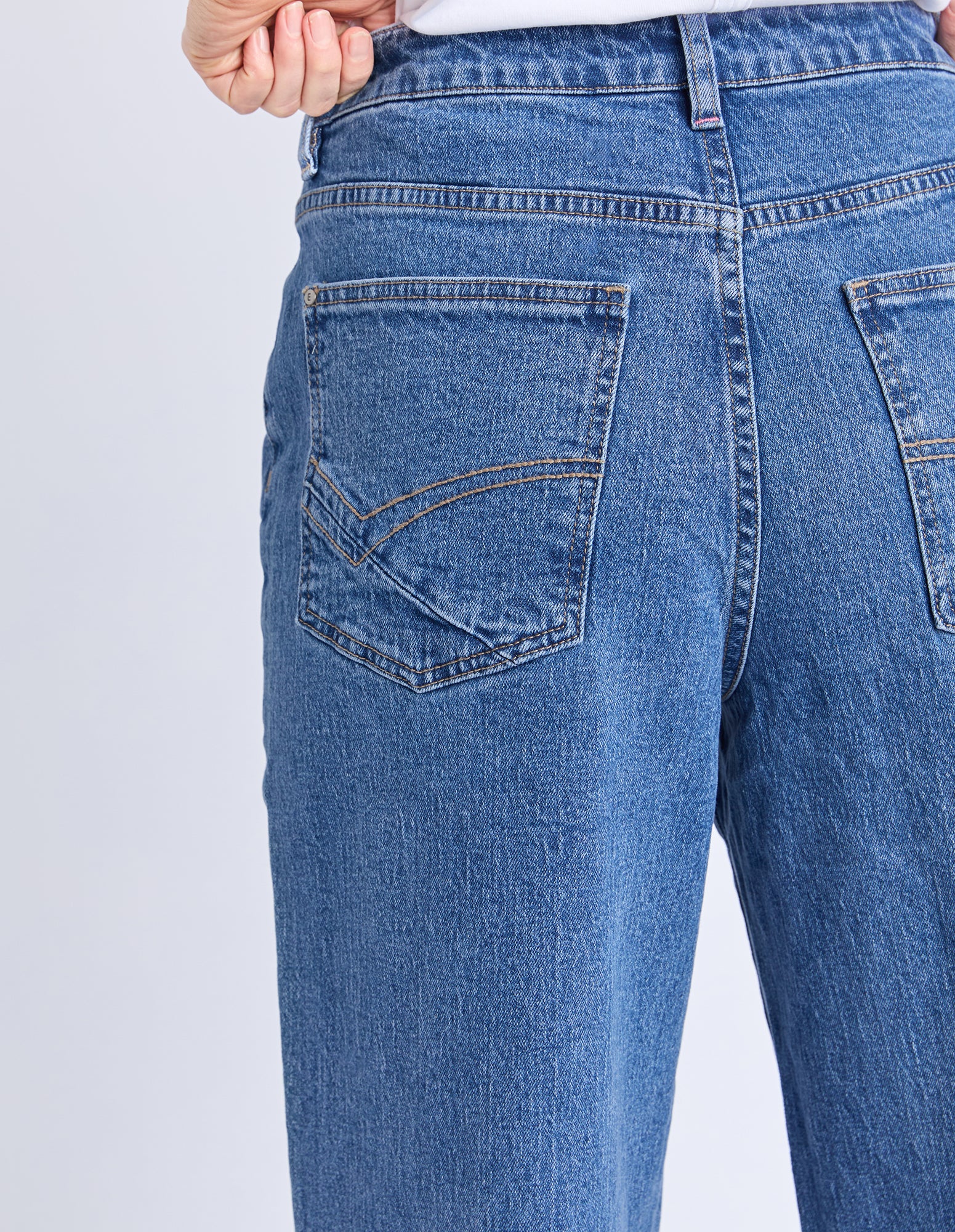 Sylvie Wide Leg Jean Blue - Image 5