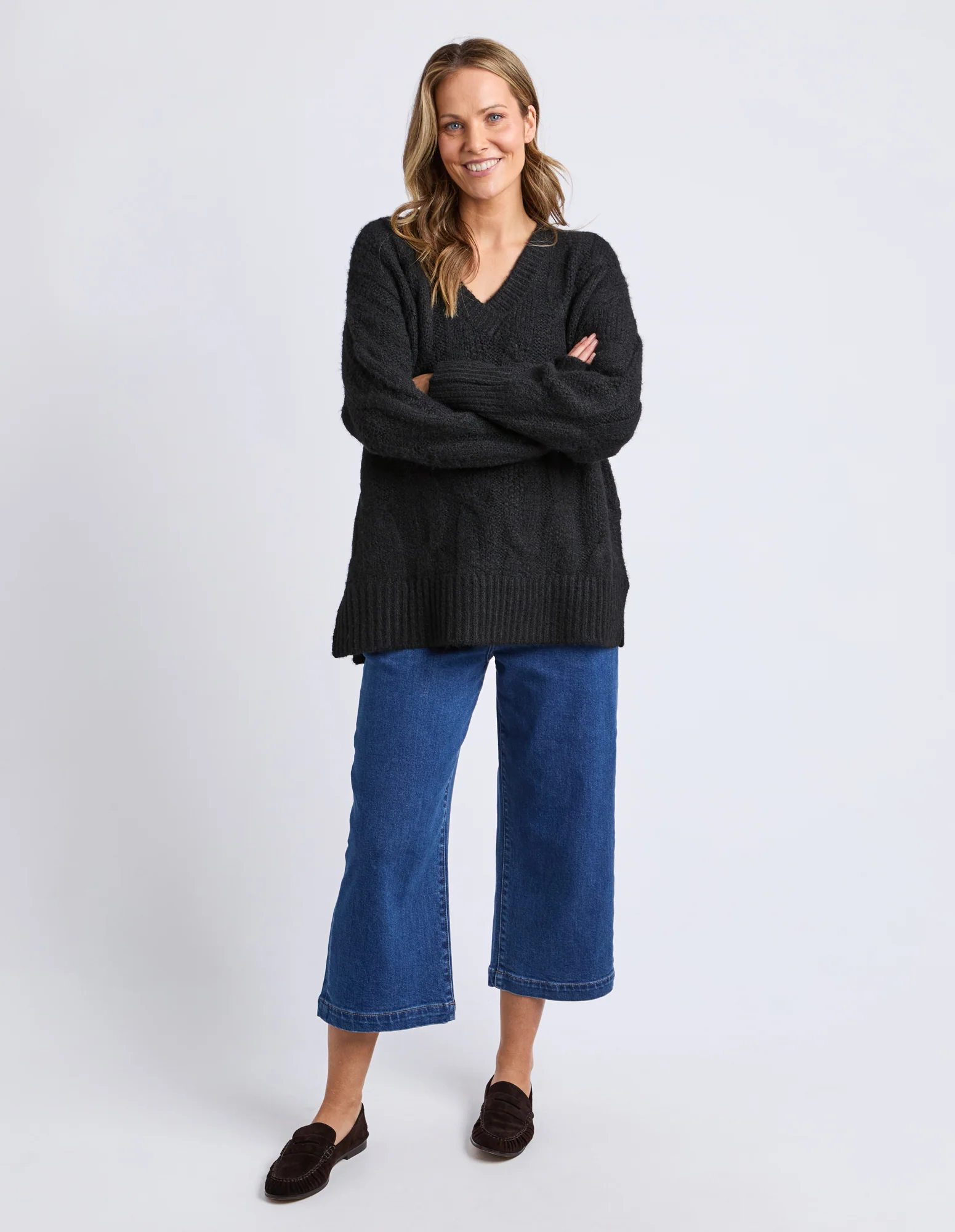 Tallulah Cable Knit Black - Image 4