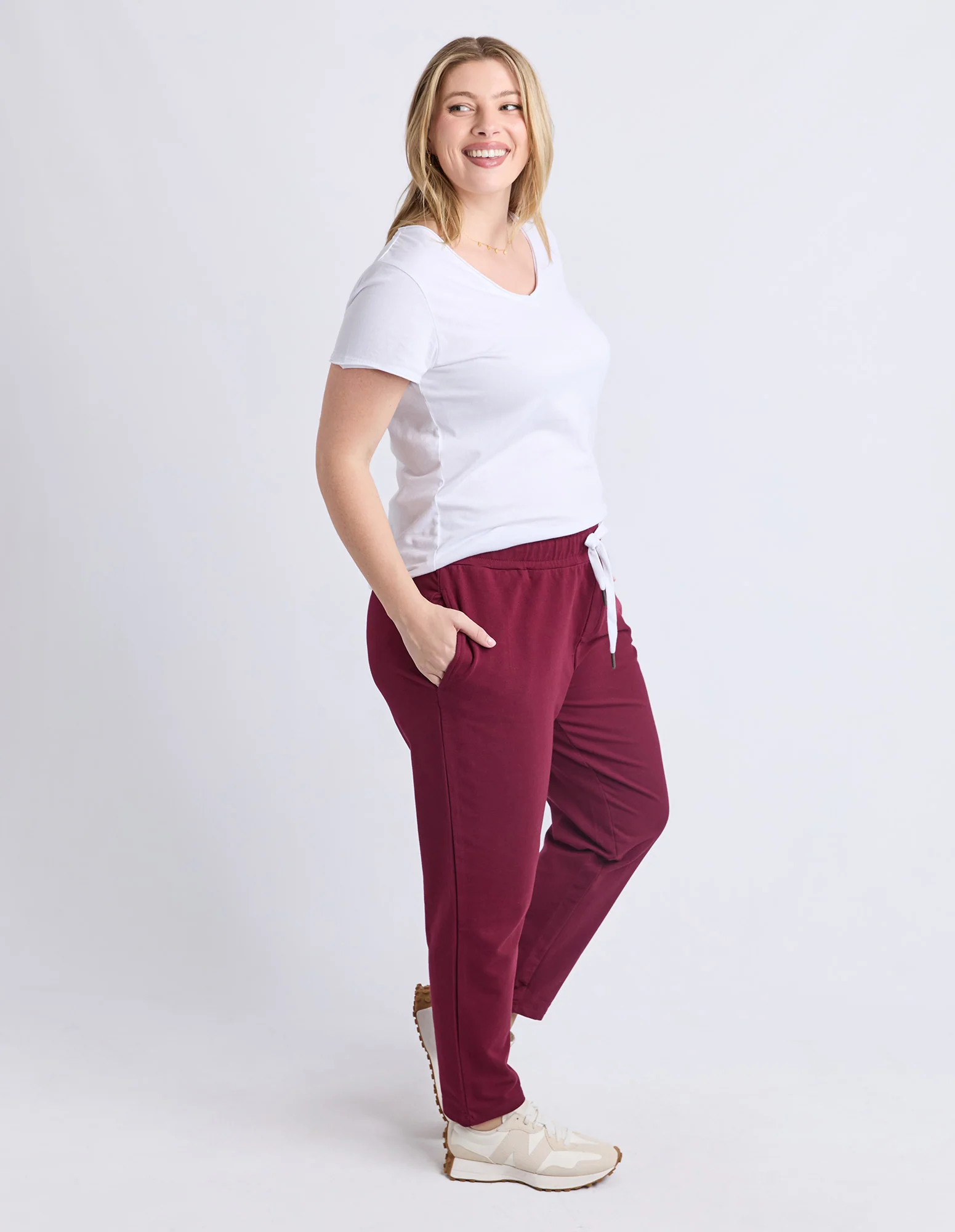 The Lobby Pant Plum - Image 7