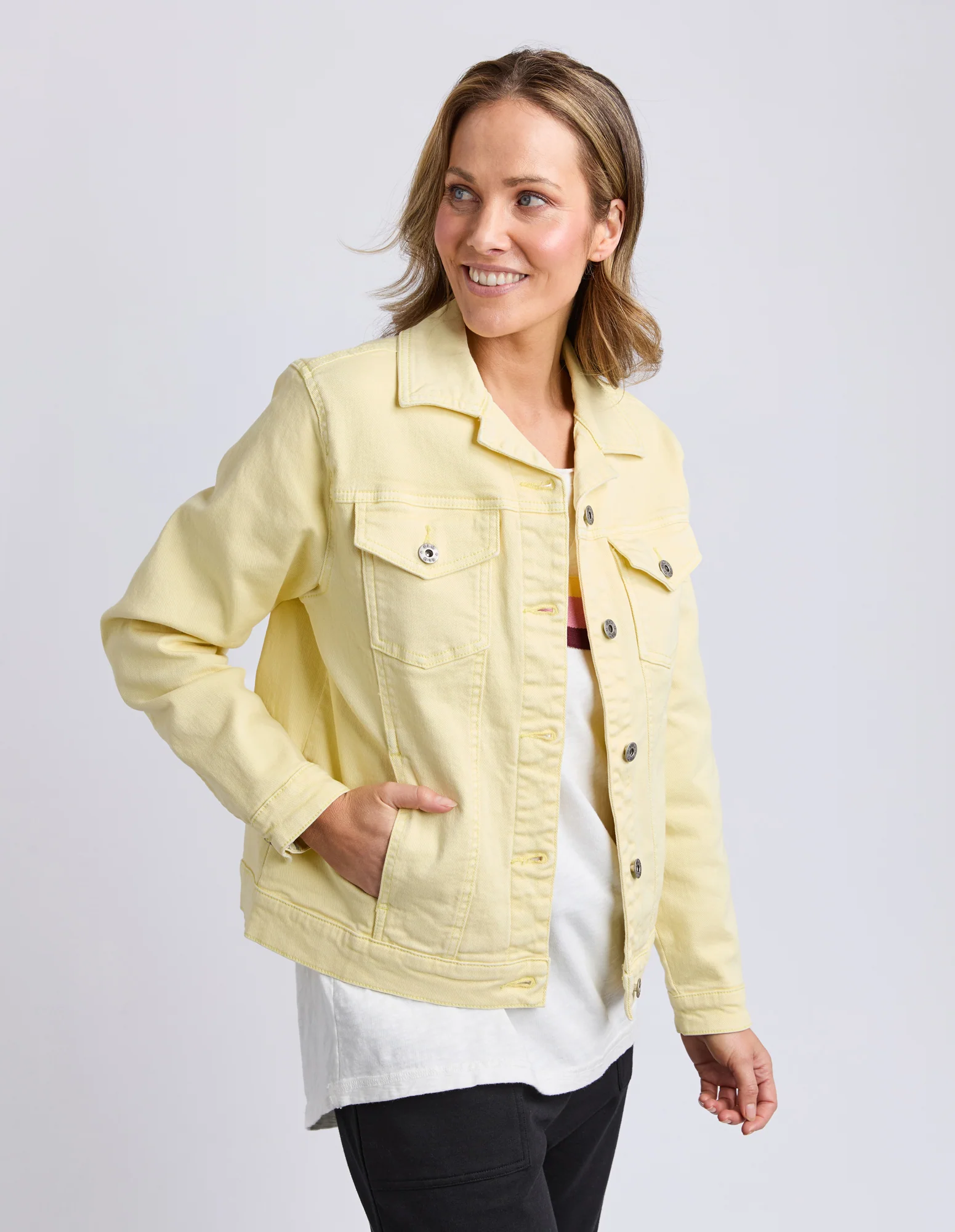 Tilly Jacket Pale Lemon - Image 4