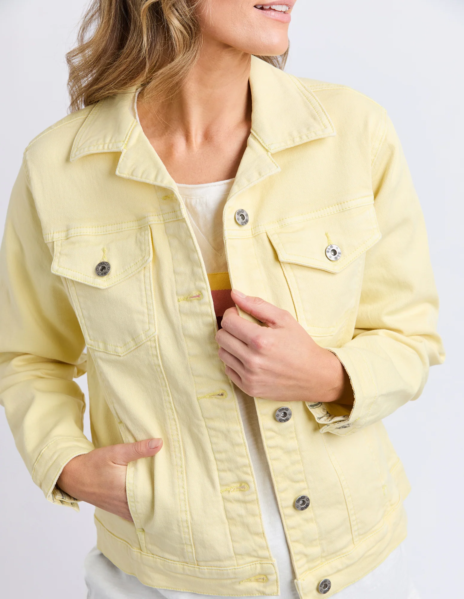Tilly Jacket Pale Lemon - Image 5
