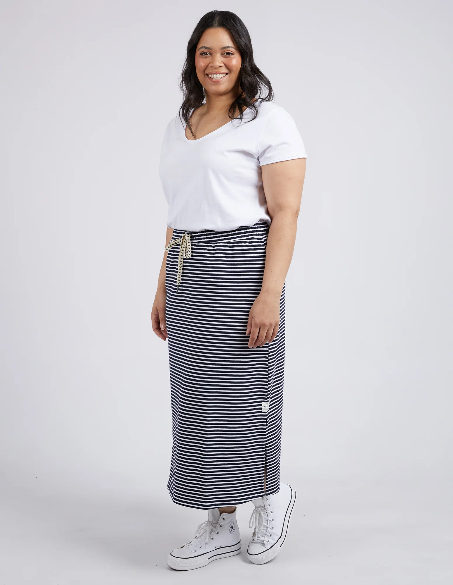 Travel Skirt Navy & White Stripe - Image 5