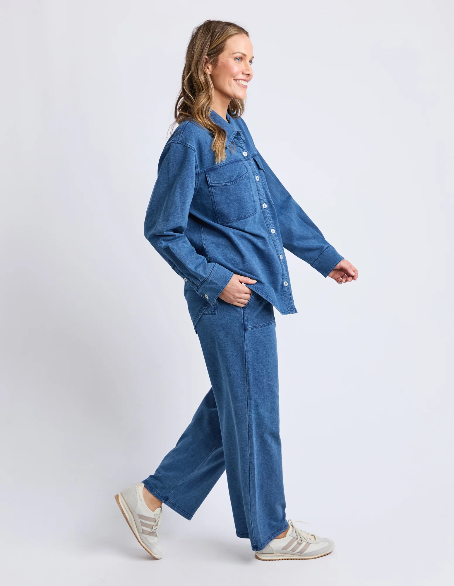 Valerie Shacket Blue Denim Look - Image 11