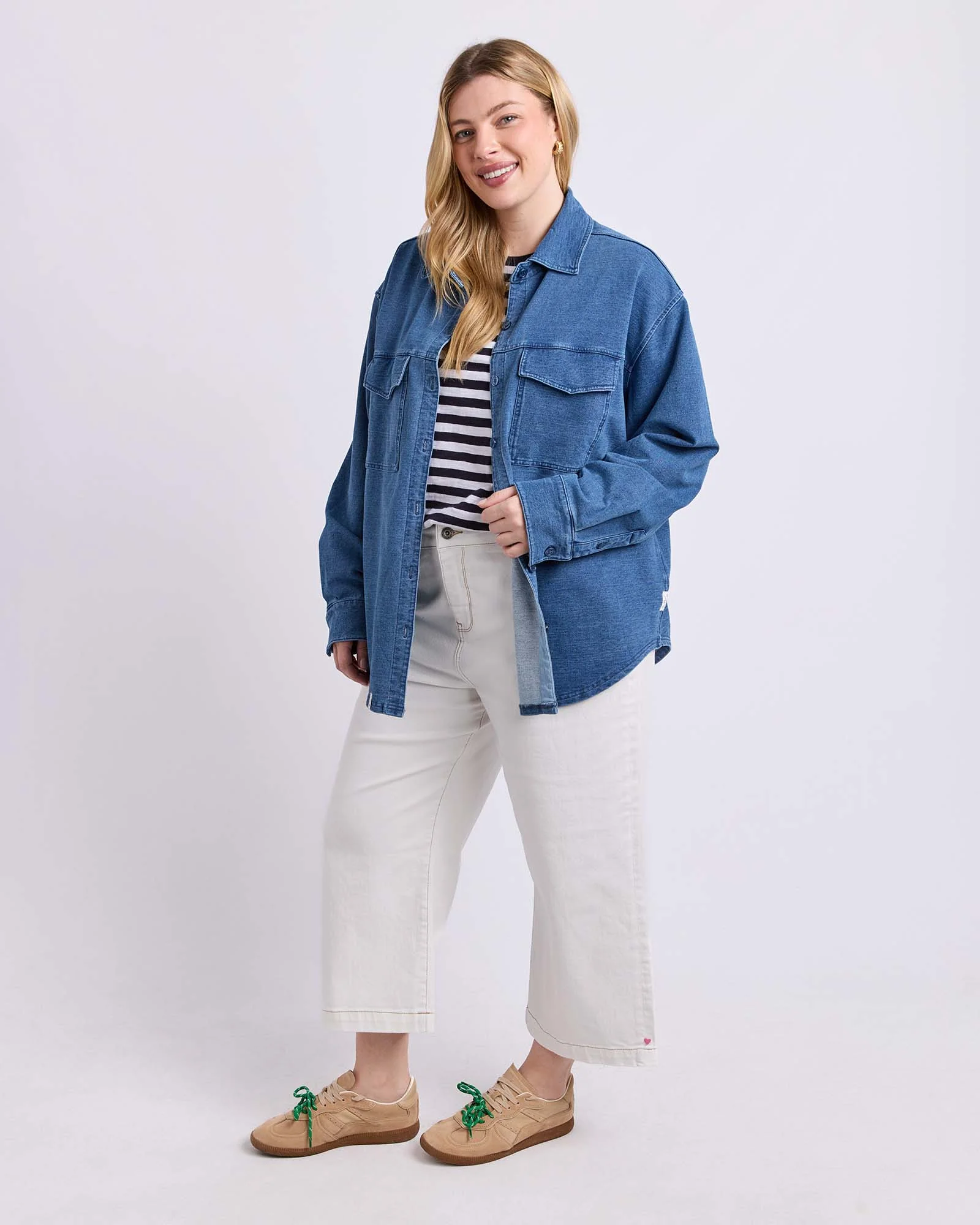 Valerie Shacket Blue Denim Look - Image 12