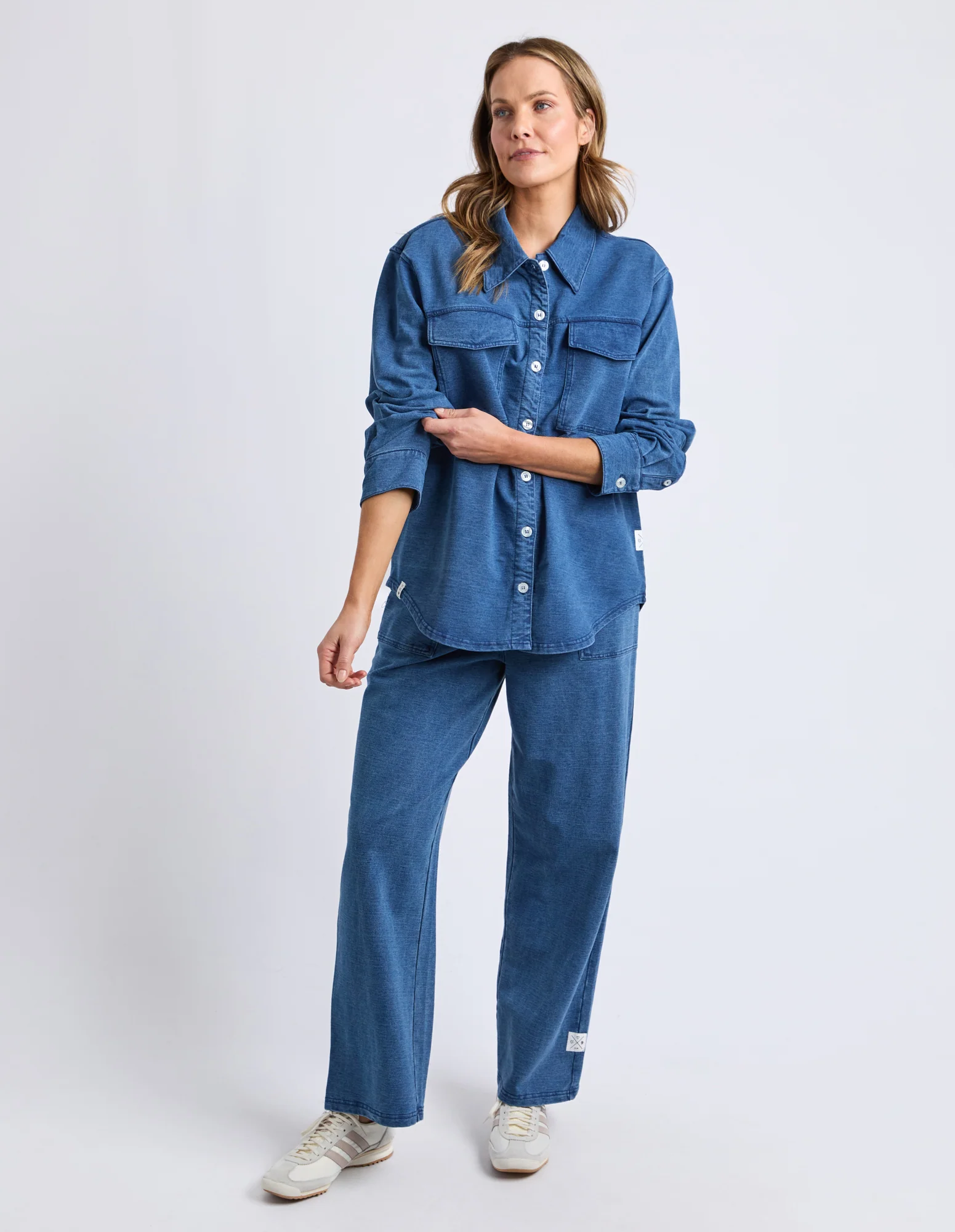 Valerie Shacket Blue Denim Look - Image 3