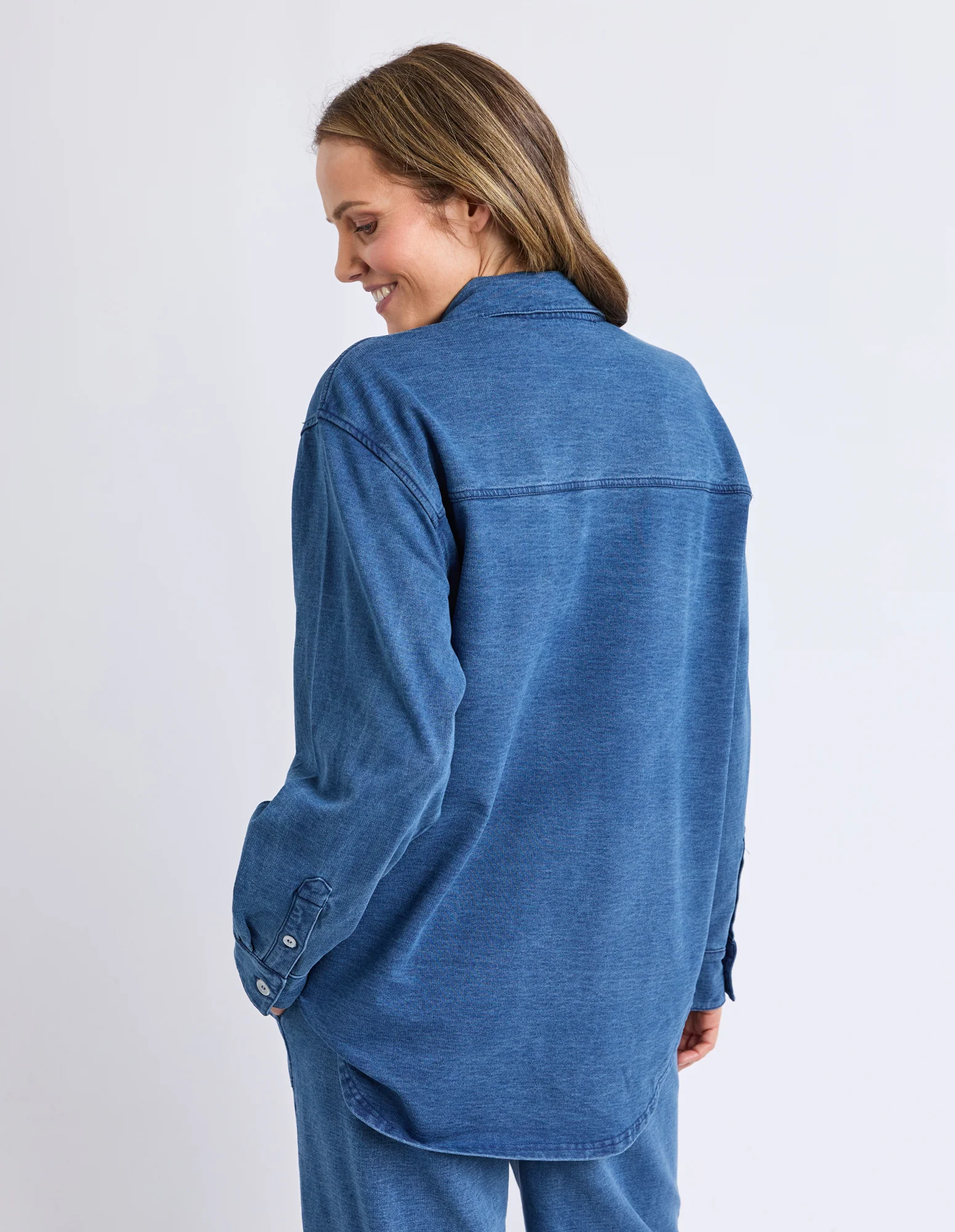 Valerie Shacket Blue Denim Look - Image 5
