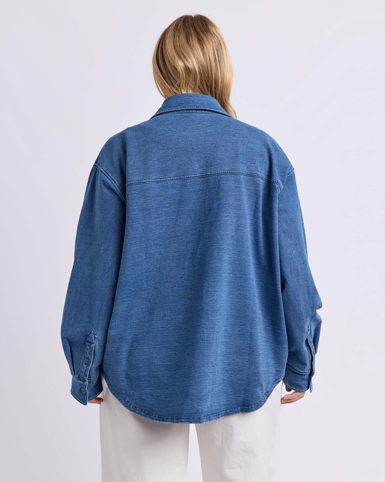 Valerie Shacket Blue Denim Look - Image 6