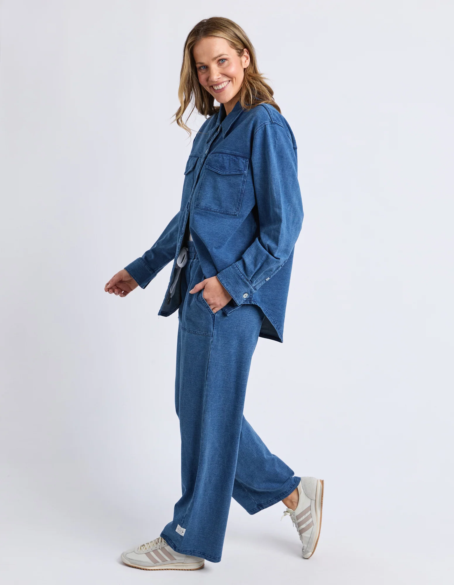 Valerie Trackpant Blue Denim Look - Image 12