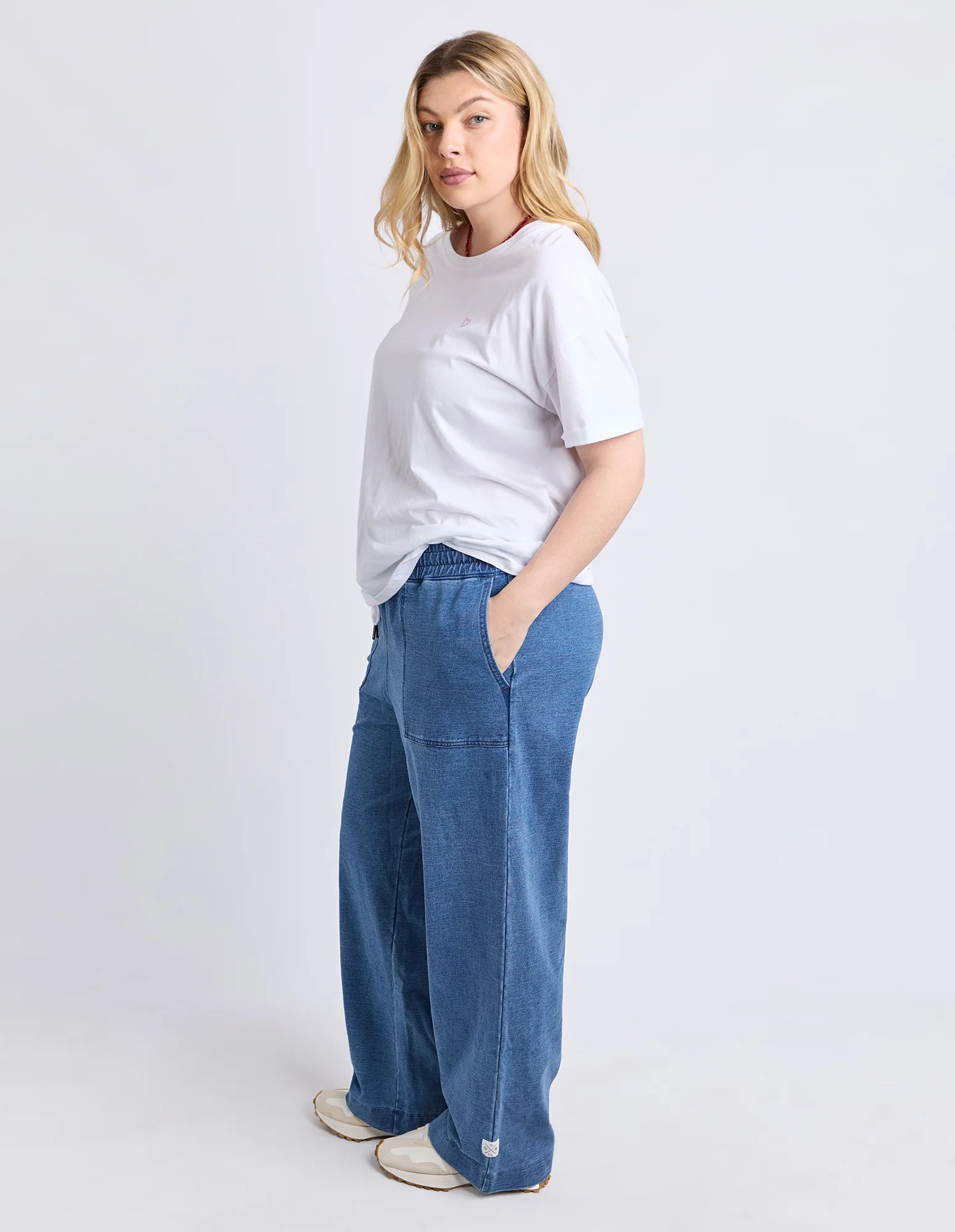 Valerie Trackpant Blue Denim Look - Image 13