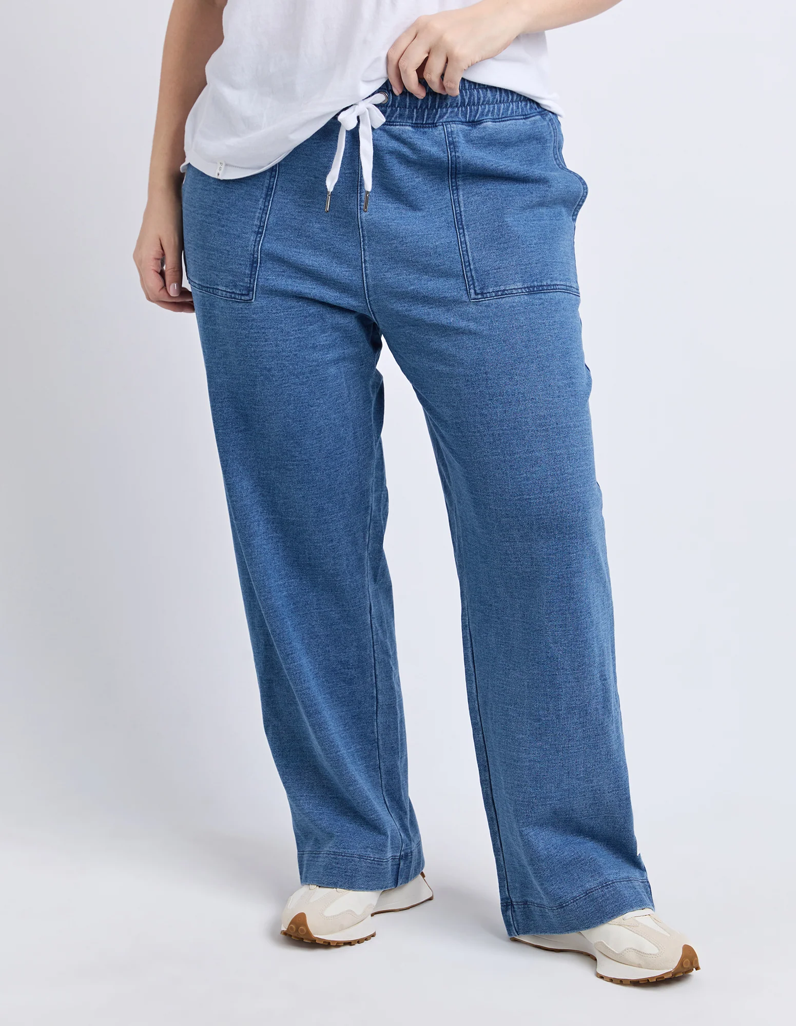 Valerie Trackpant Blue Denim Look - Image 3