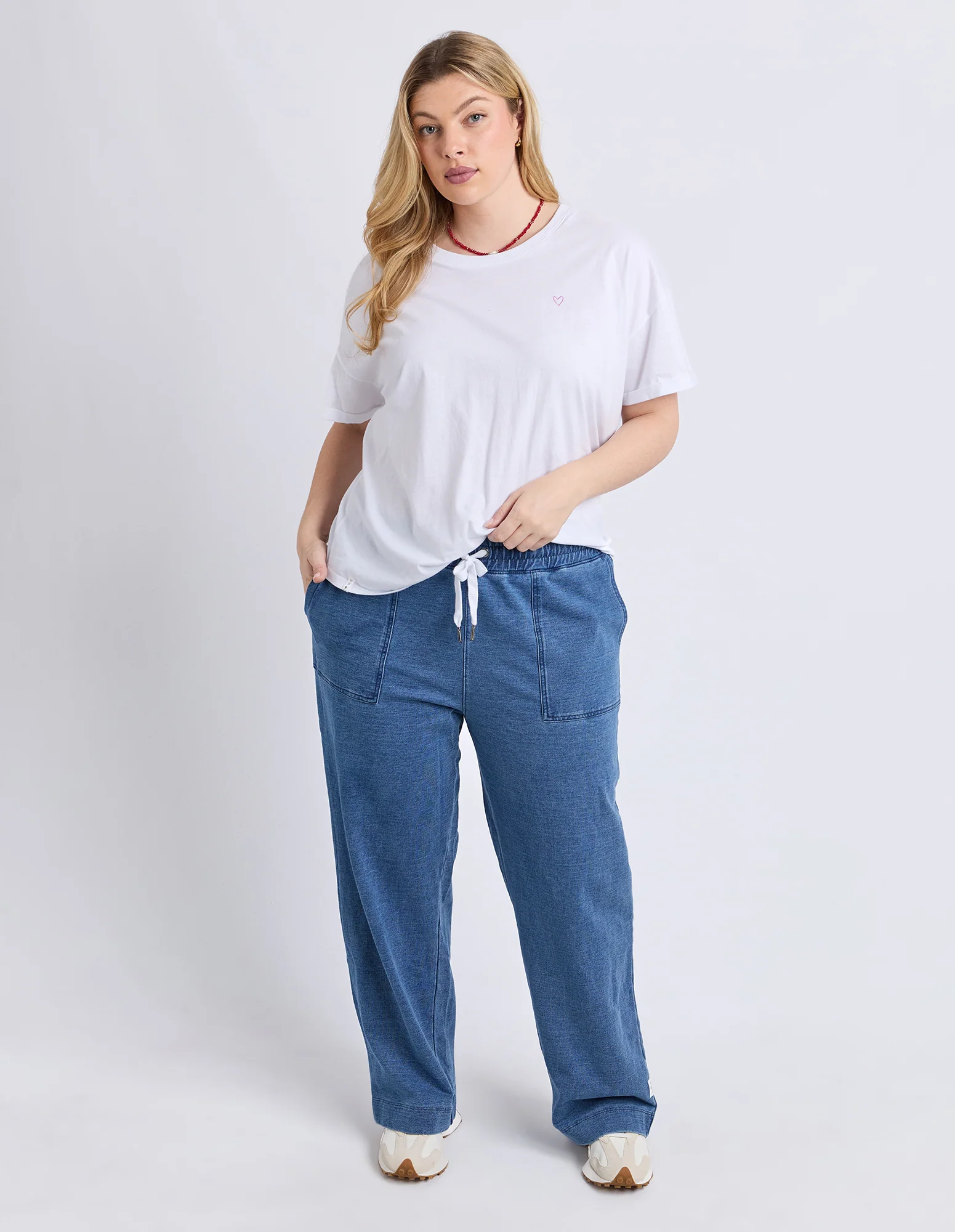 Valerie Trackpant Blue Denim Look - Image 5